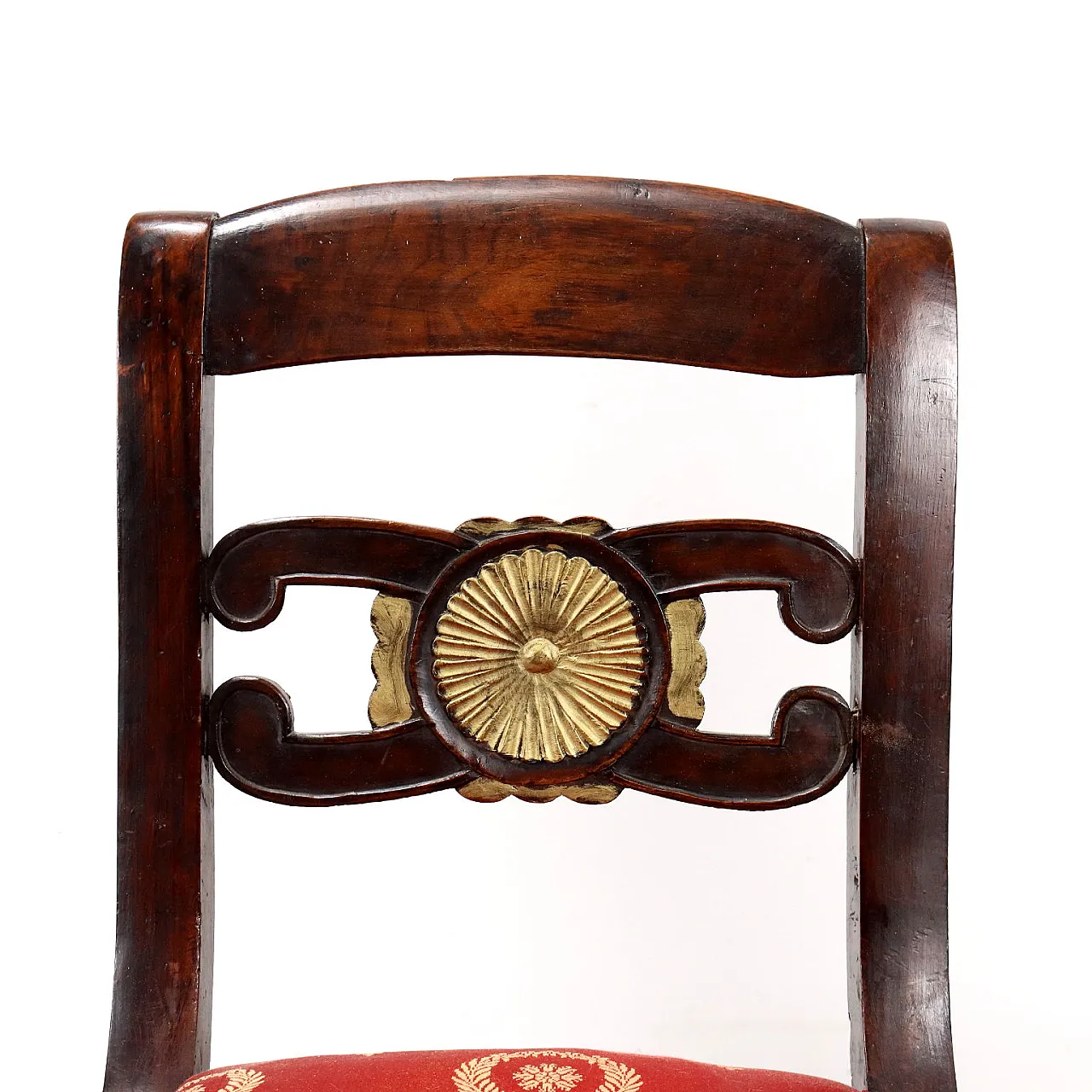 Pair of Directoire walnut chairs, early 19th century 3