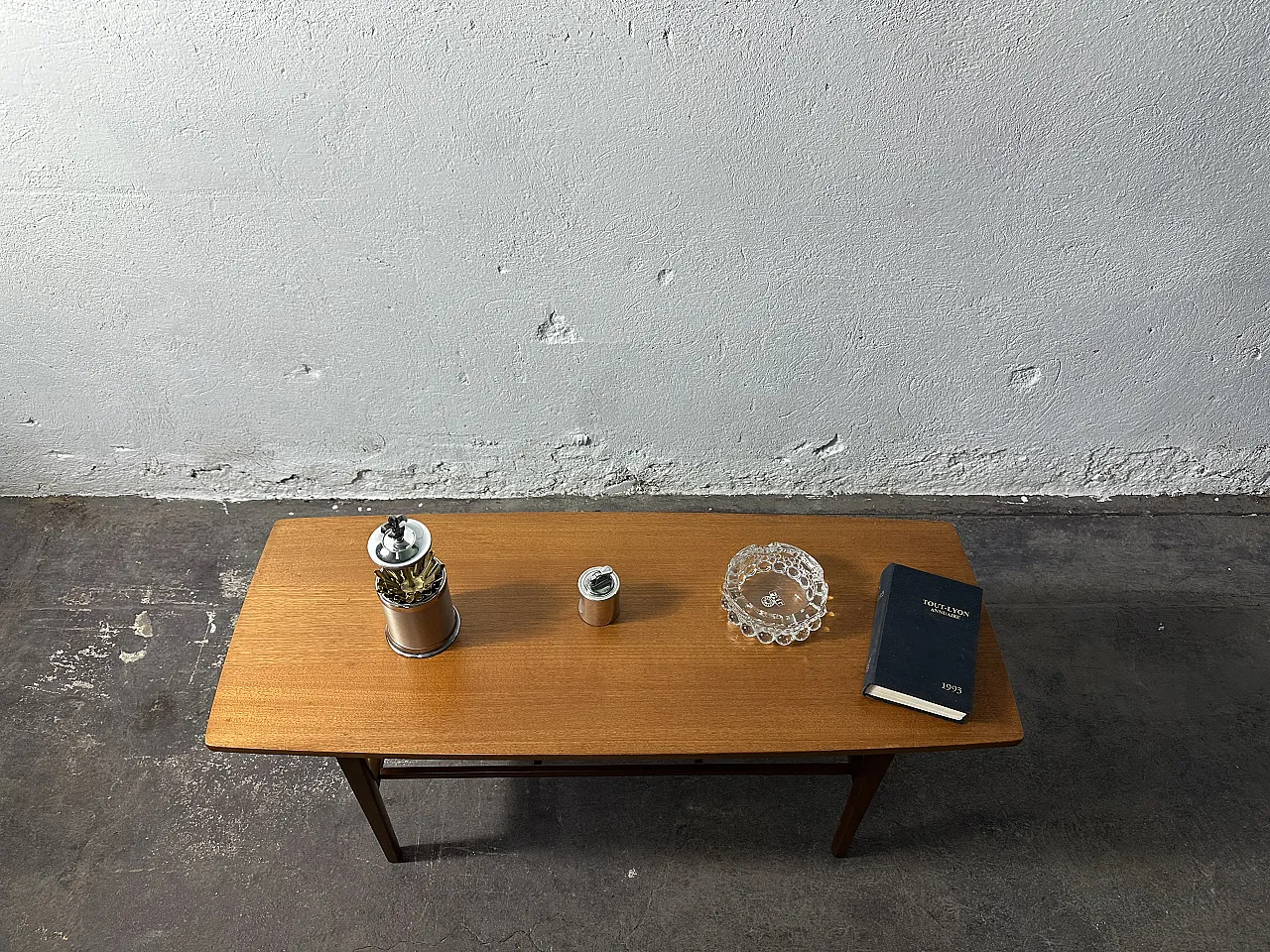 Teak coffee table by Nathan, 60s 9
