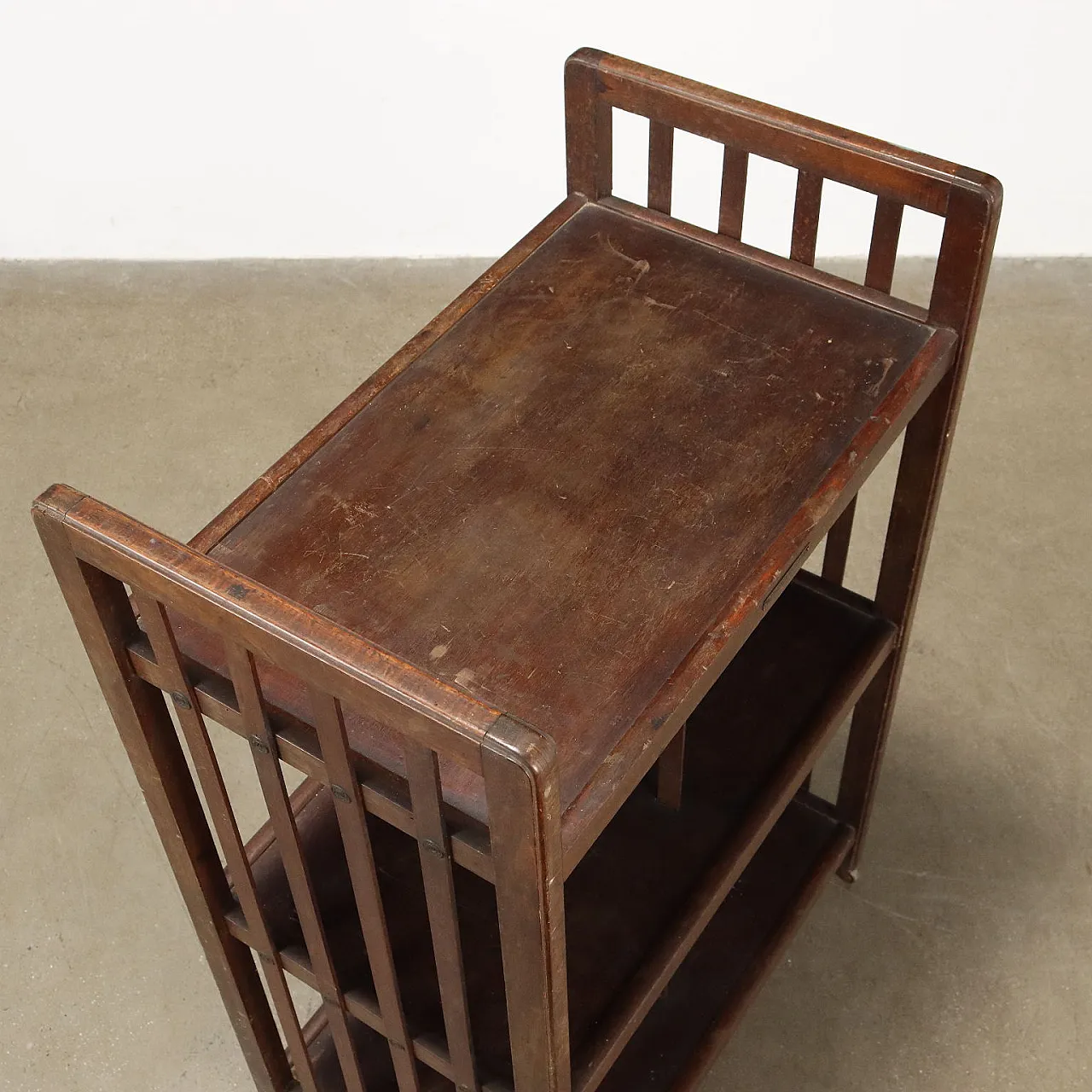 Mobile in stile liberty di Antonio Ferretti in rovere, anni '30 6