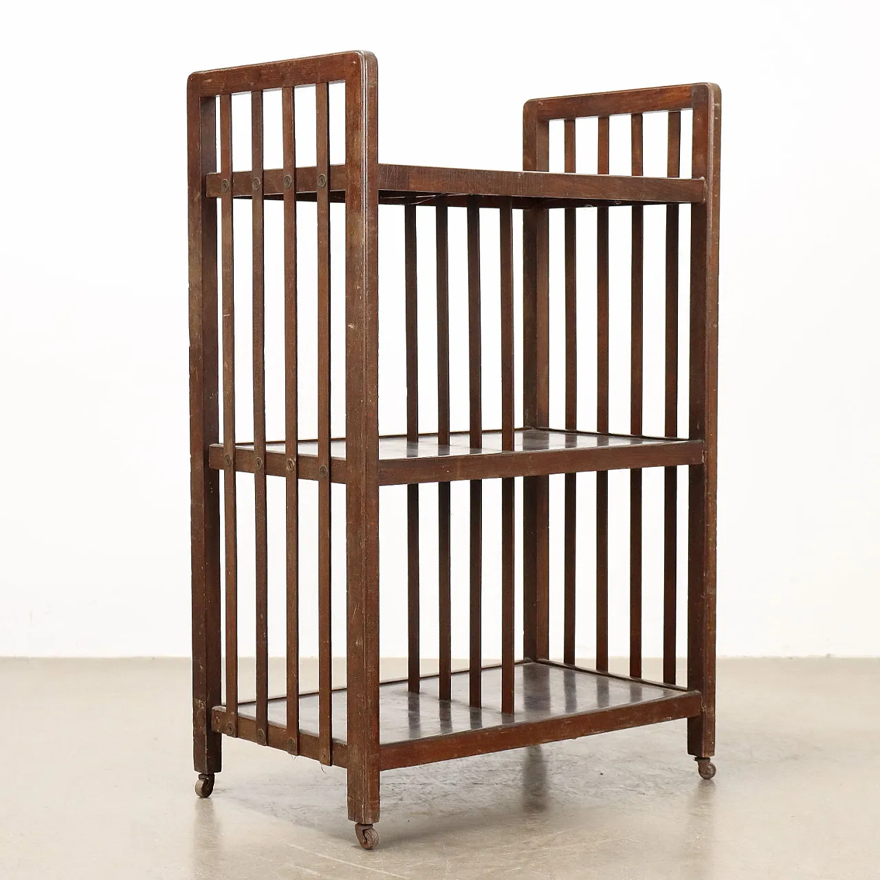 Mobile in stile liberty di Antonio Ferretti in rovere, anni '30 8