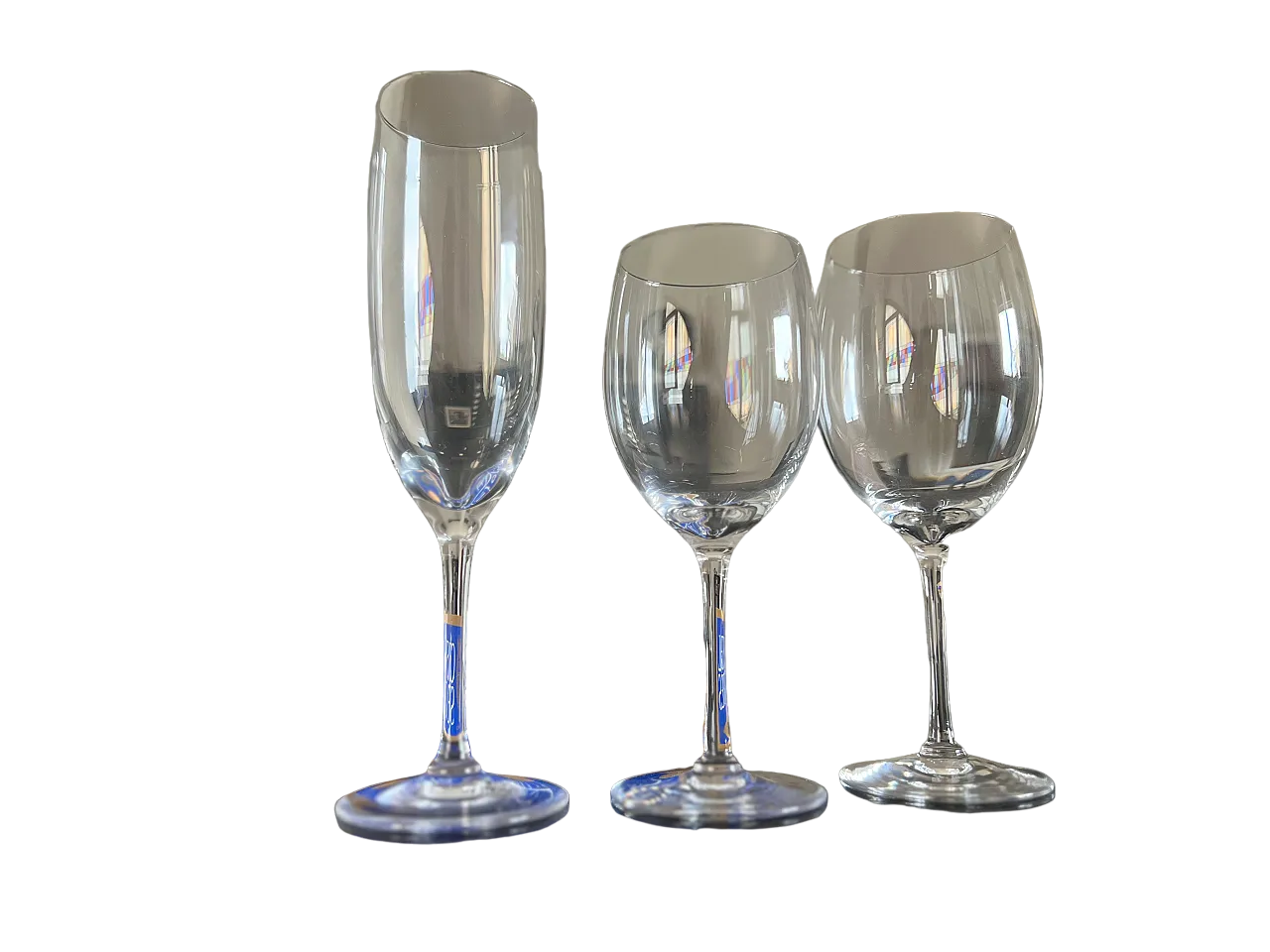 18 Calici cristallo di Cristal de Sèvres, anni '90 10