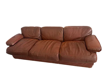 Divani in pelle di Poltrona Frau due e tre posti, anni '90