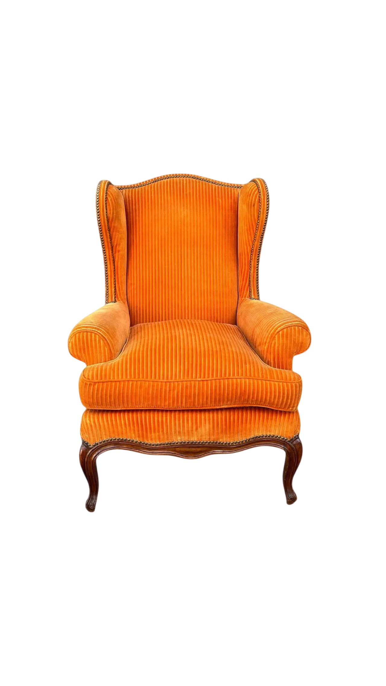 Orange armchair, 19th century 7