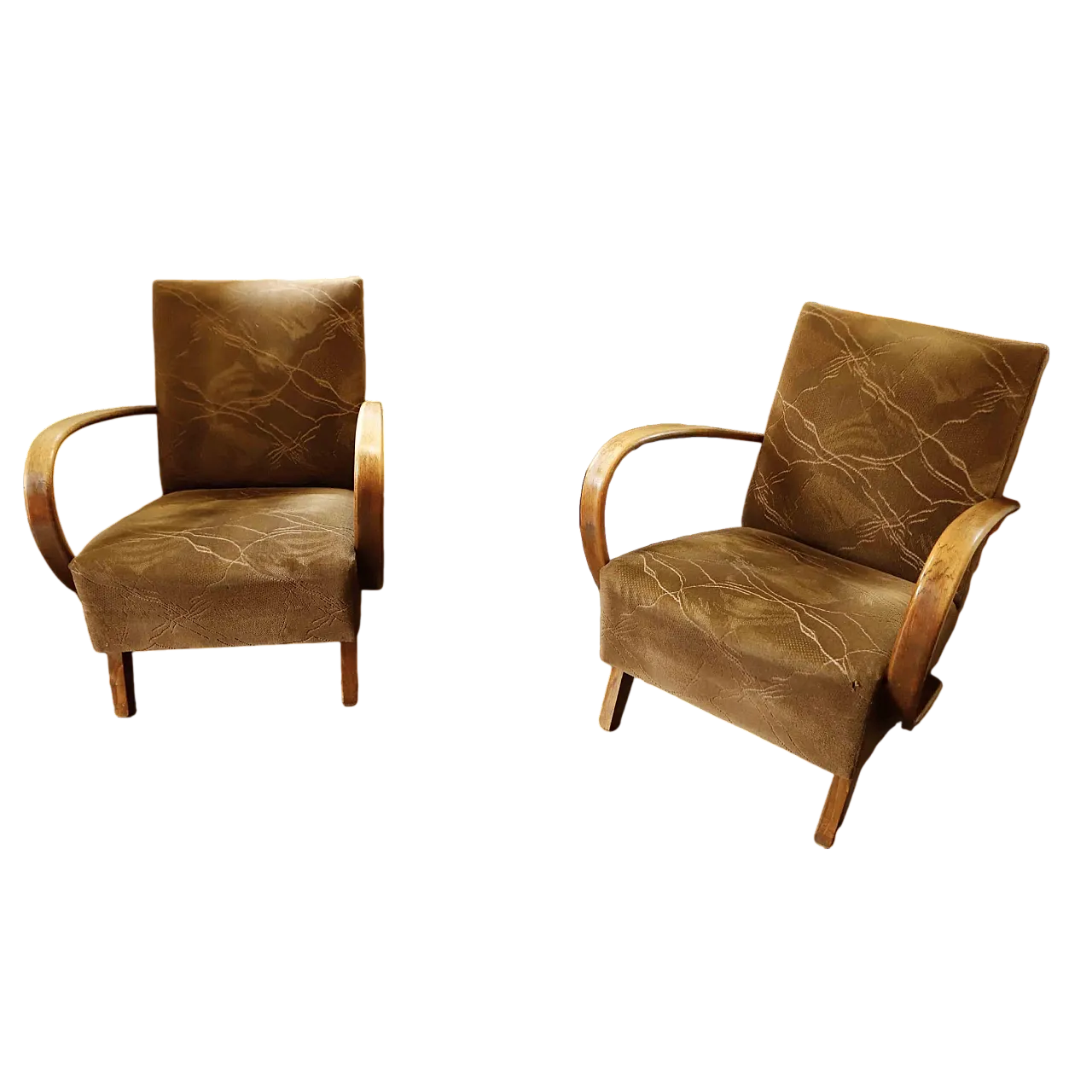 Set di due poltrone di tipo C halabala 12