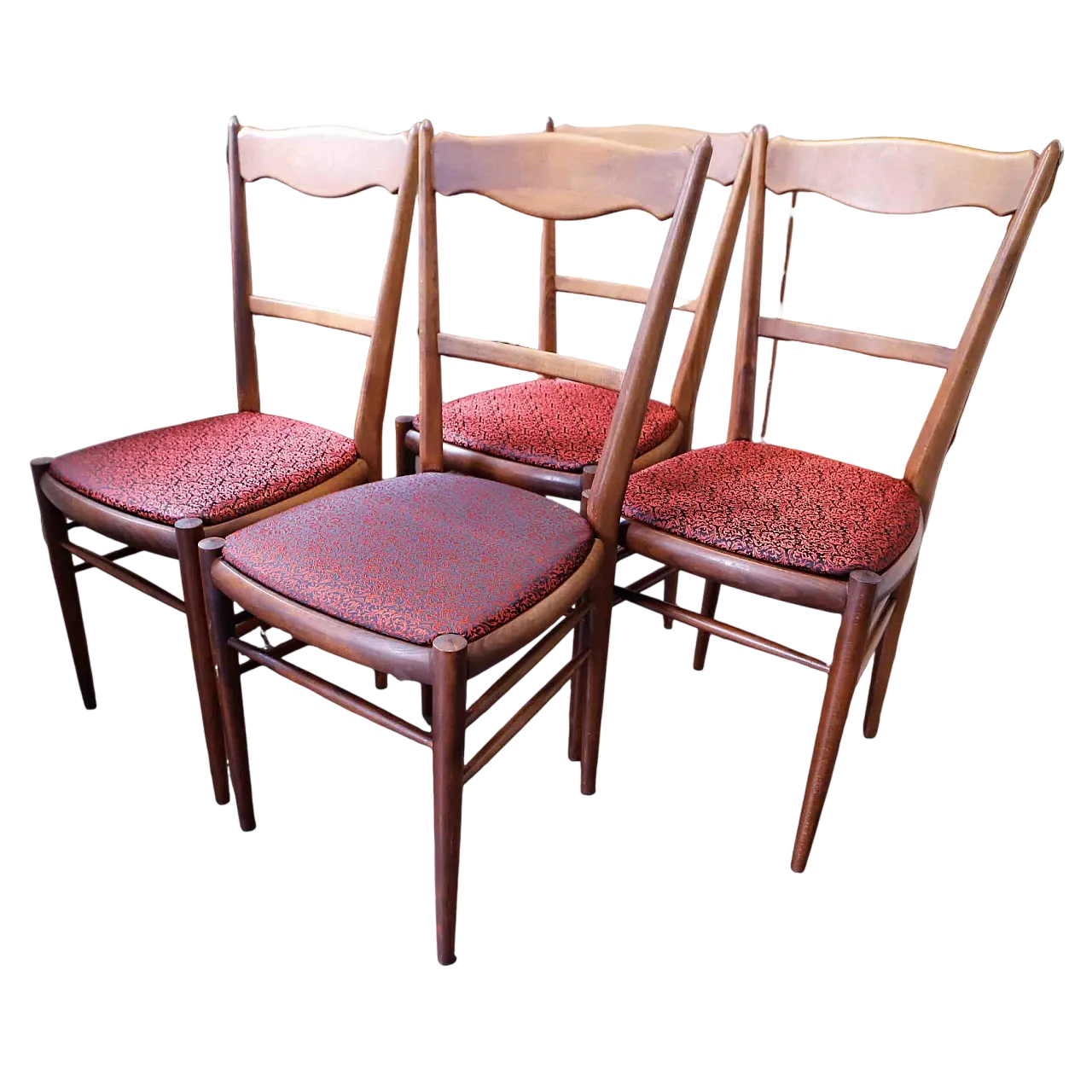 4 sedie da pranzo retrò di Dřevotvar Jablonné nad Orlicí, anni '70 16