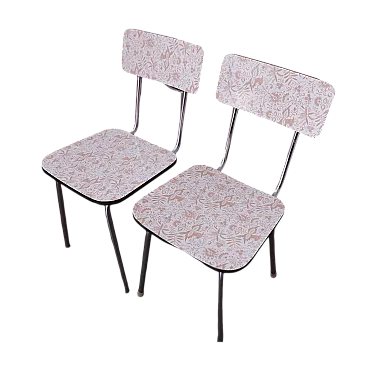 Pair of kitchen chairs, 70s