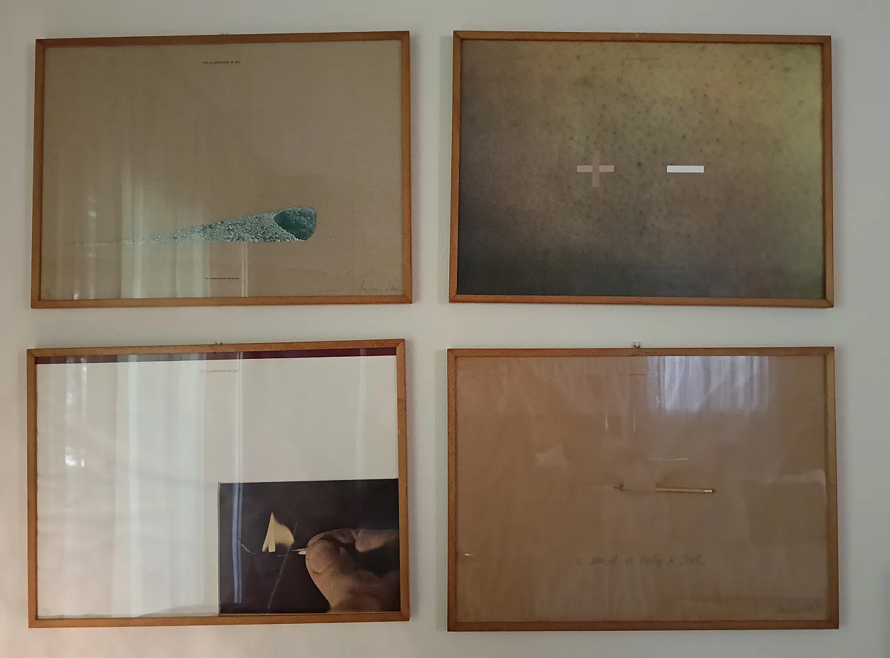 4 litografie Antonio Dias, Illustrazione d'arte, anni '70 1