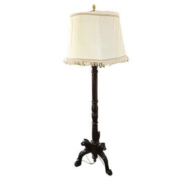 Lampada da pavimento antico con motivo di leone