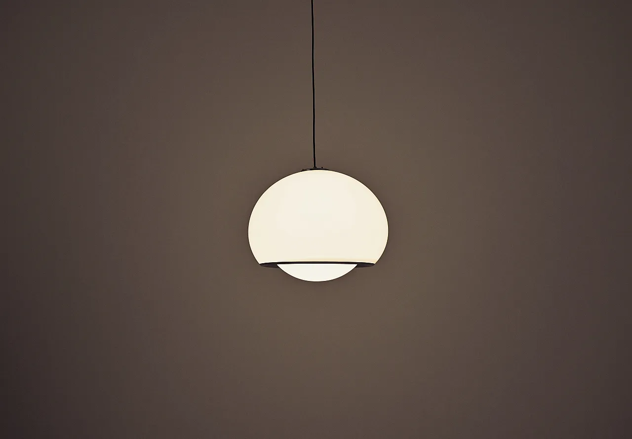 Lampada sospesa "Bud Grande" di Harvey Guzzini, anni '70 5