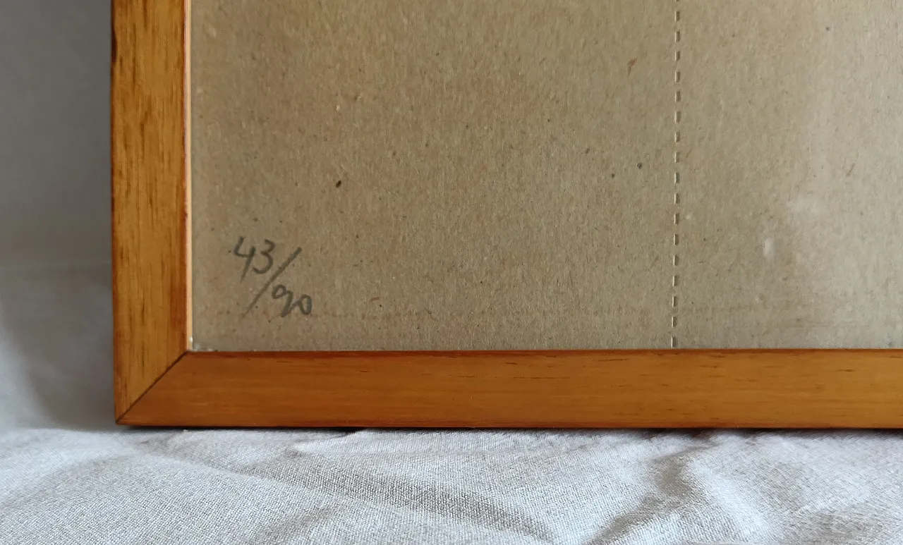 4 litografie Antonio Dias, Illustrazione d'arte, anni '70 20