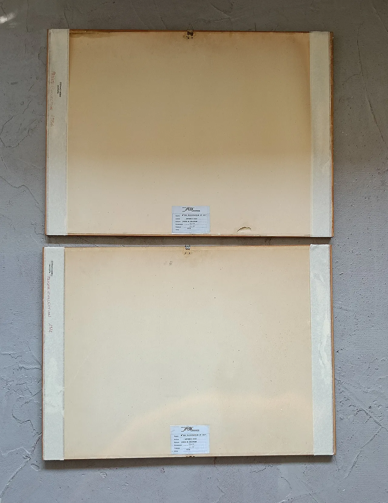 4 litografie Antonio Dias, Illustrazione d'arte, anni '70 22