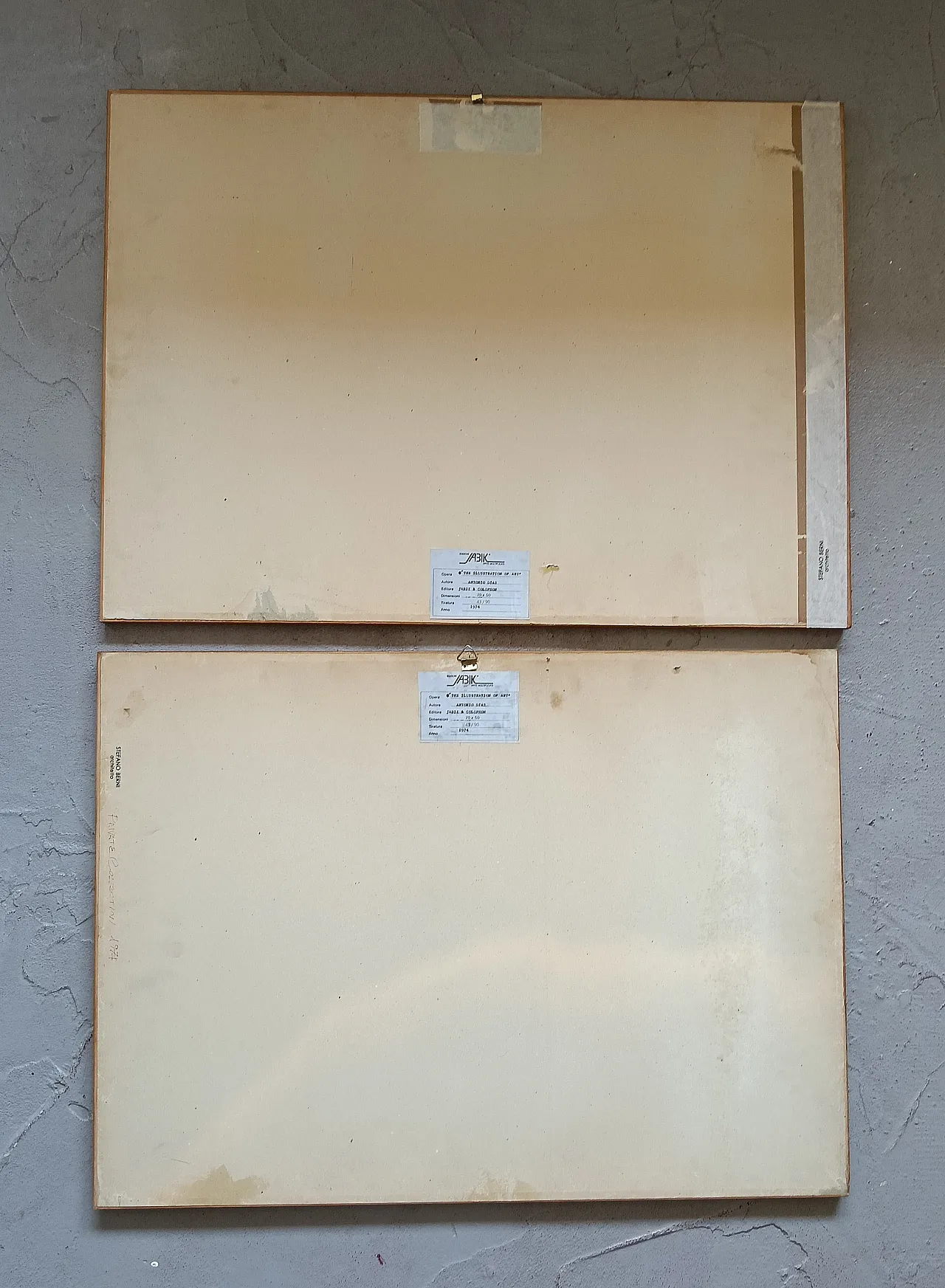 4 litografie Antonio Dias, Illustrazione d'arte, anni '70 23