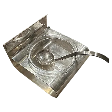 Ciotola da caviale minimalista di Lino Sabattini, anni '70