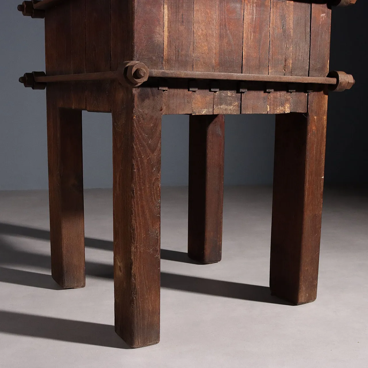 Solid oak cutting board, 20th century 4