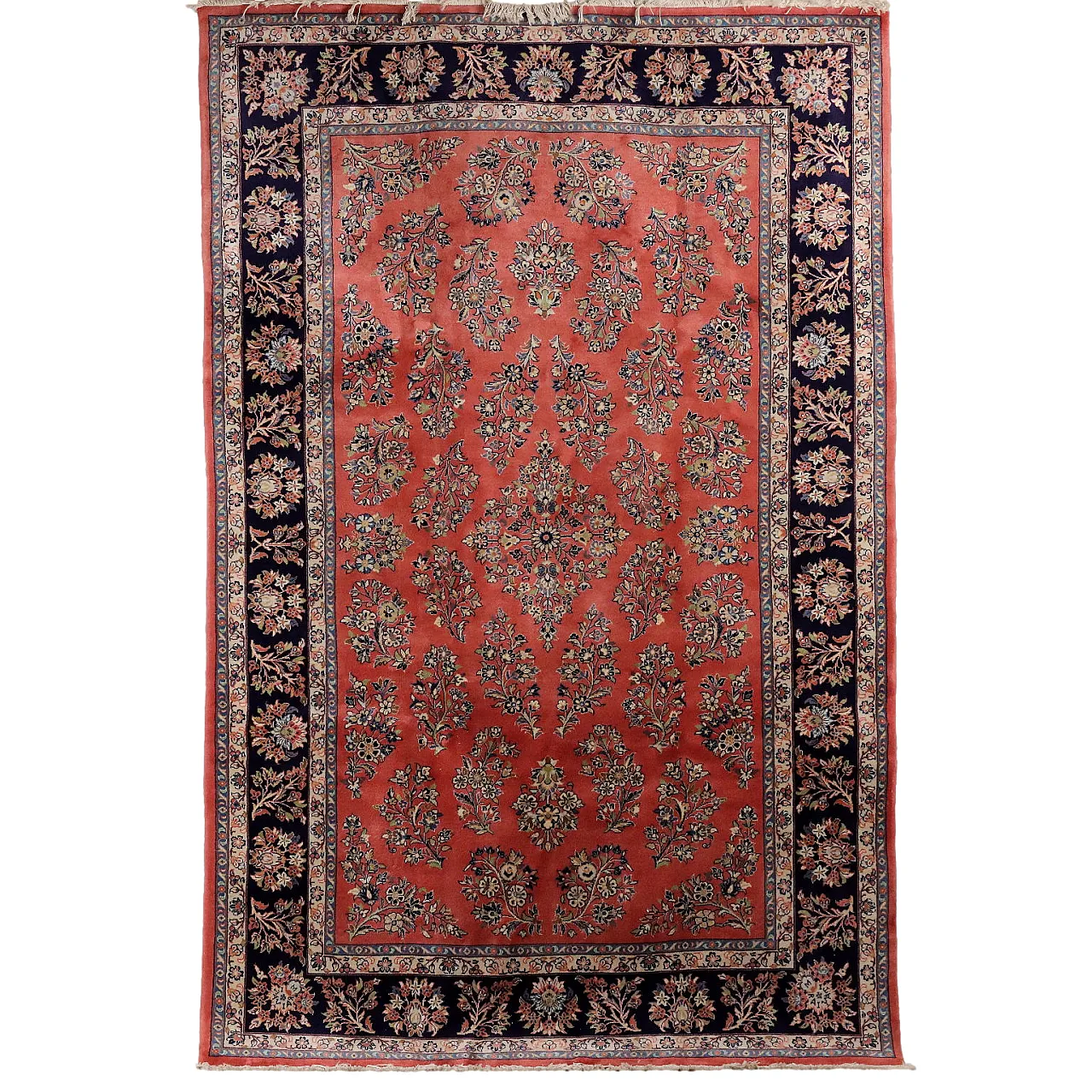 Tappeto Saruk in cotone e lana, fine '900 1