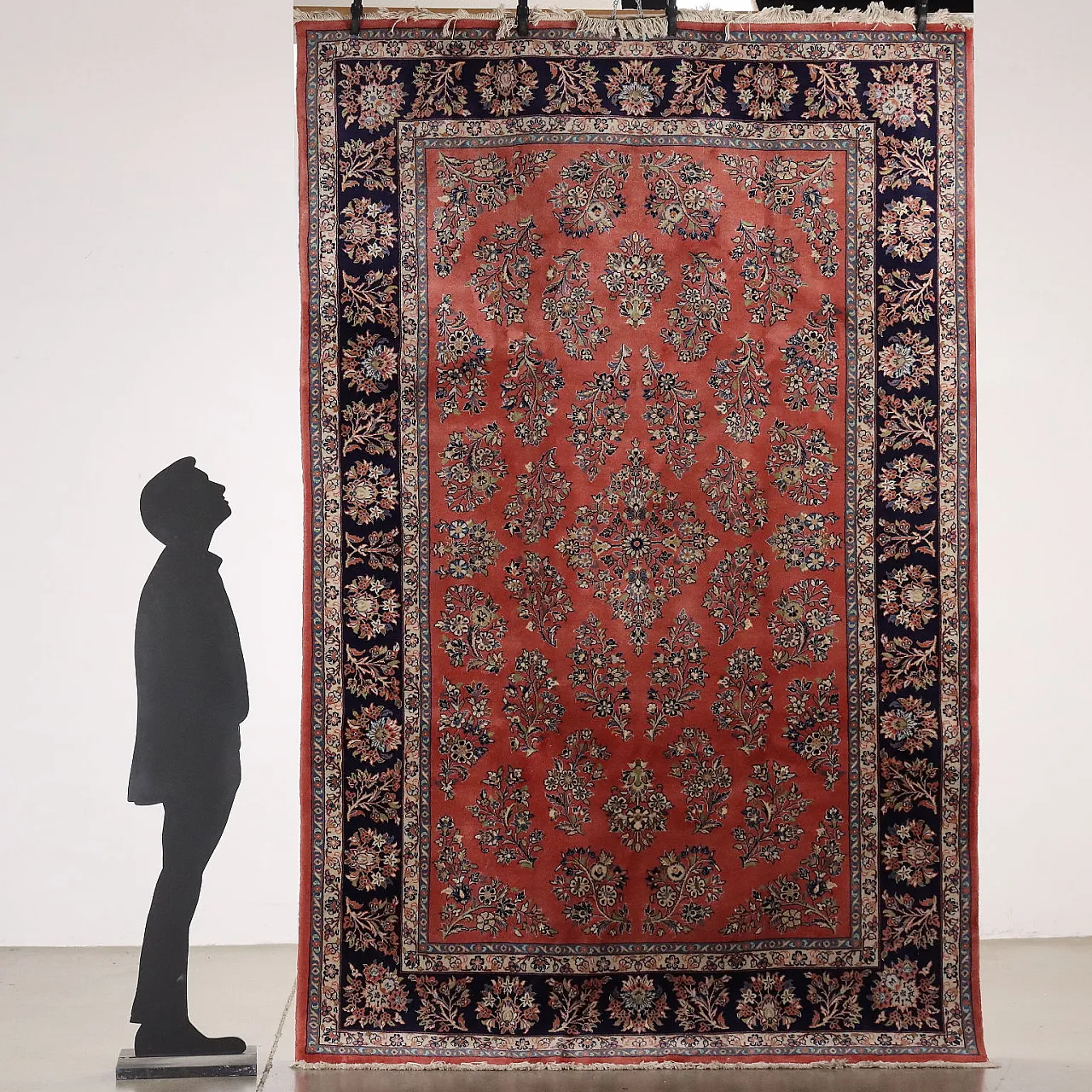 Tappeto Saruk in cotone e lana, fine '900 2