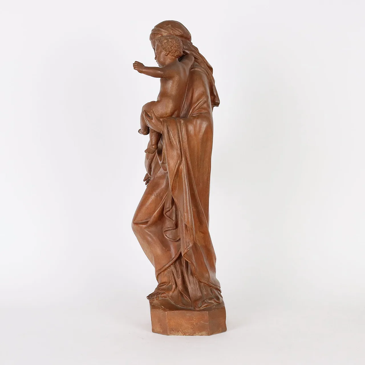 Madonna con Bambino in terracotta, '900 7
