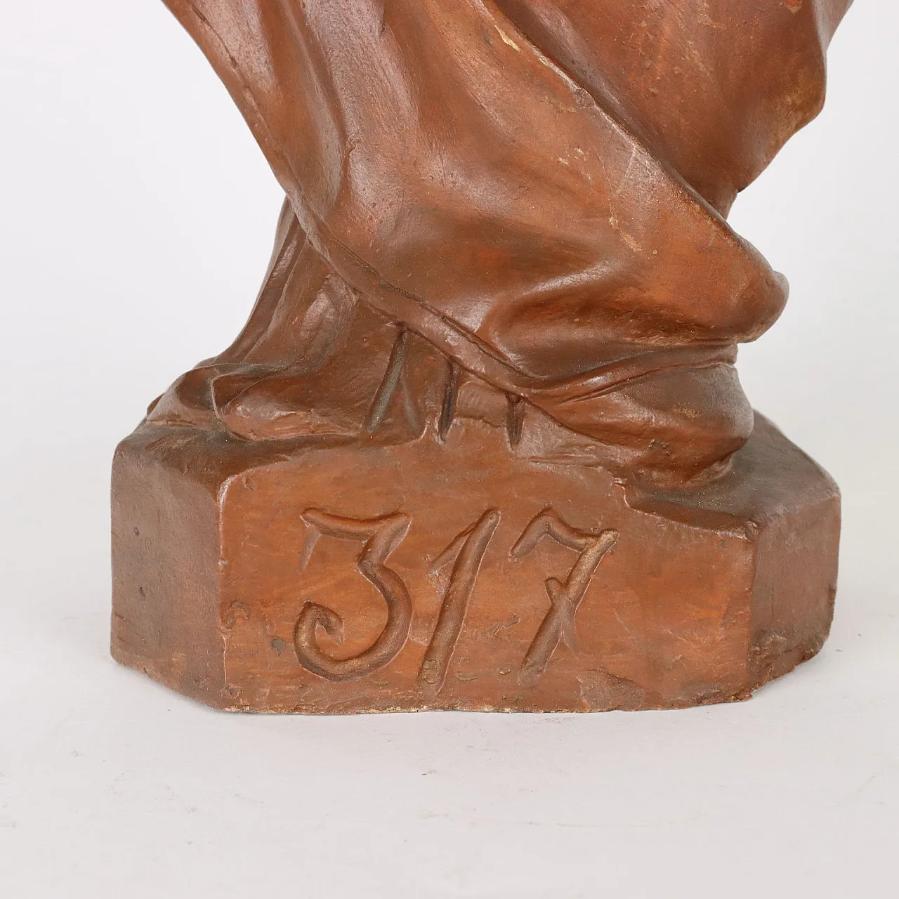 Madonna con Bambino in terracotta, '900 9
