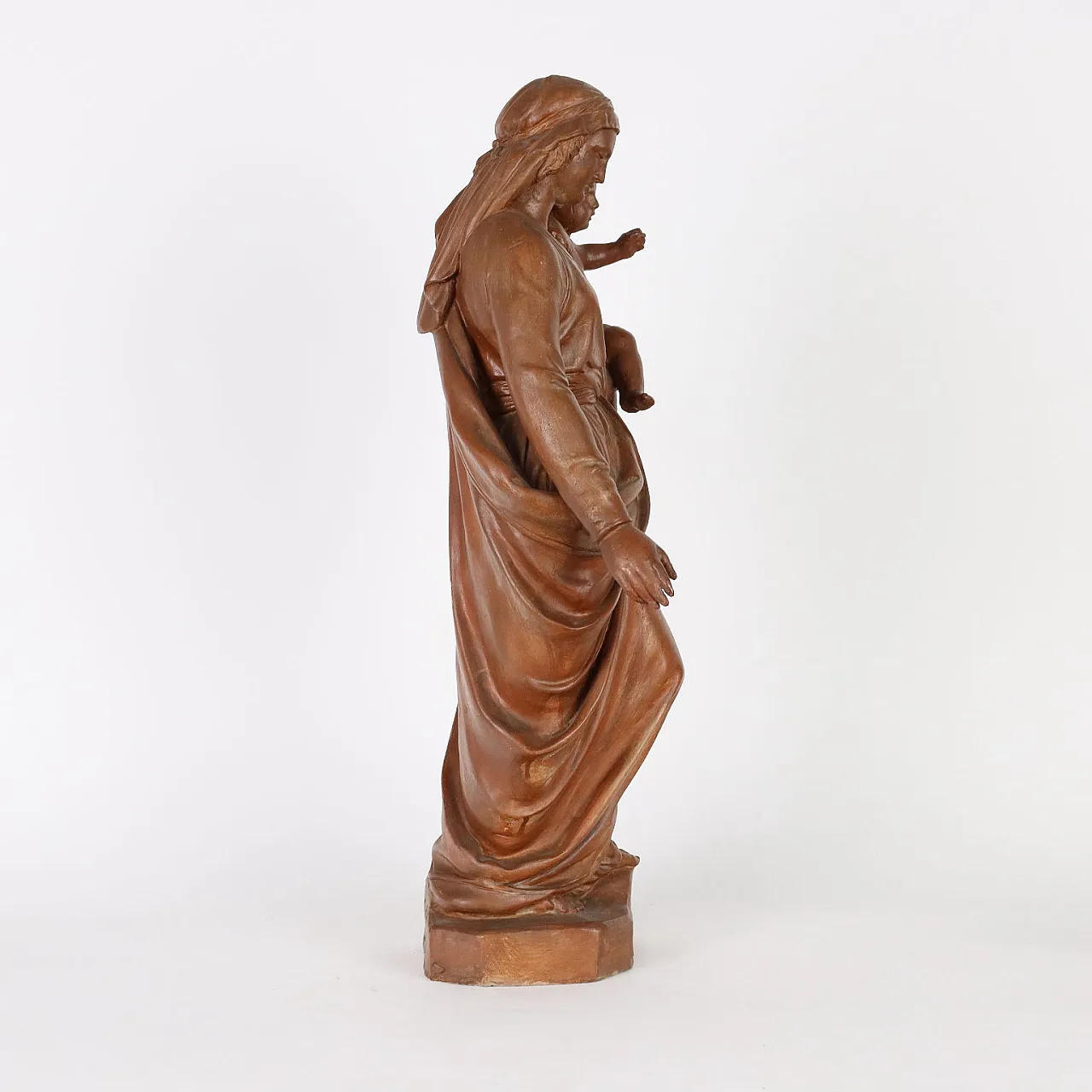 Madonna con Bambino in terracotta, '900 10