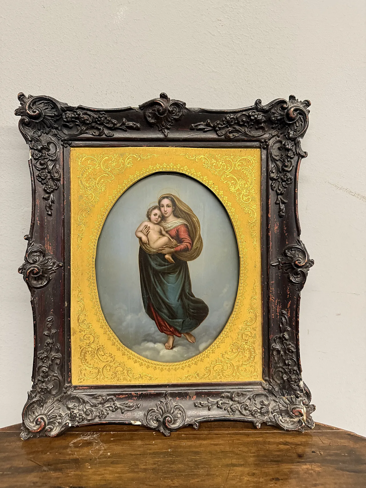 Olio su rame  Madonna di San Sisto, '800 1