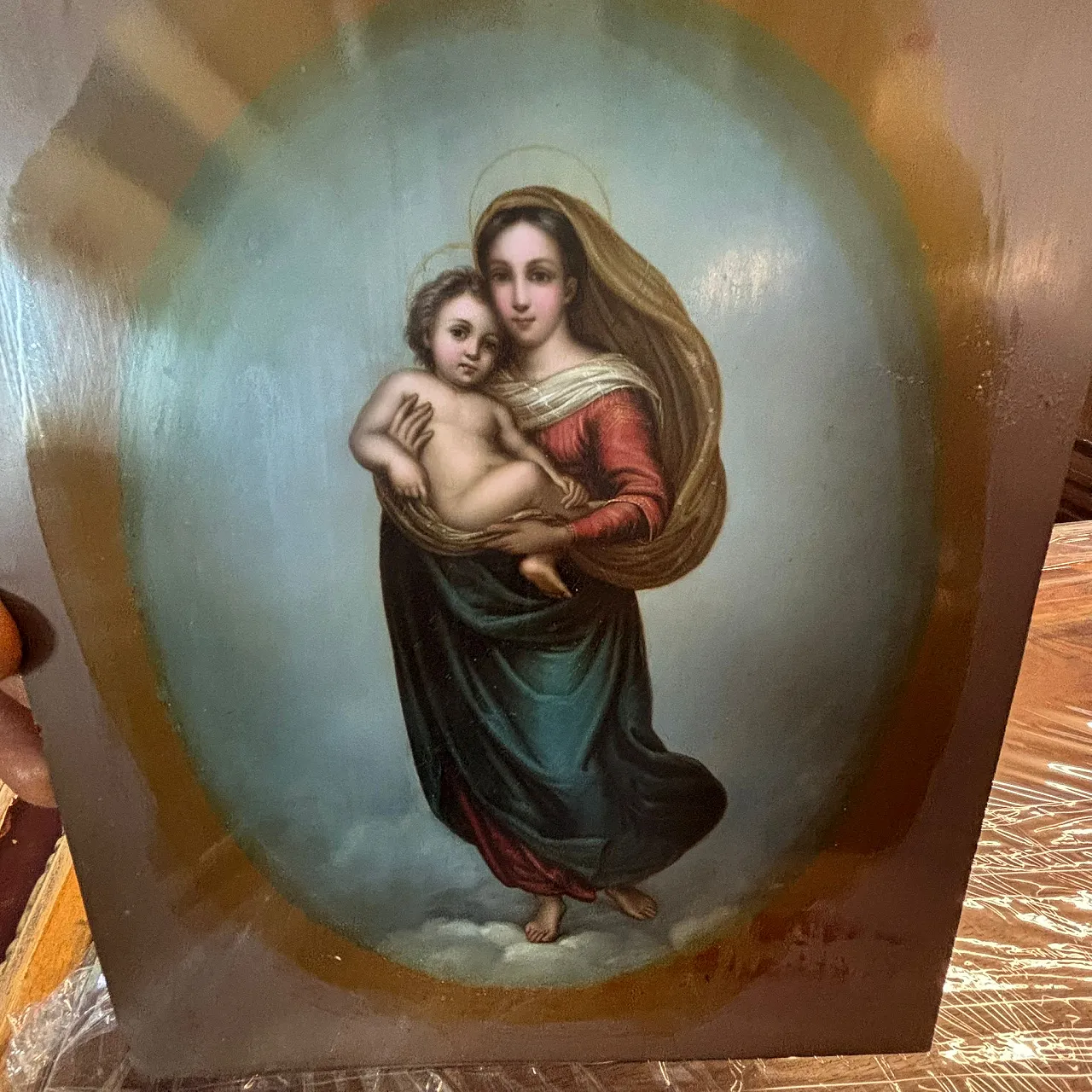 Olio su rame  Madonna di San Sisto, '800 2