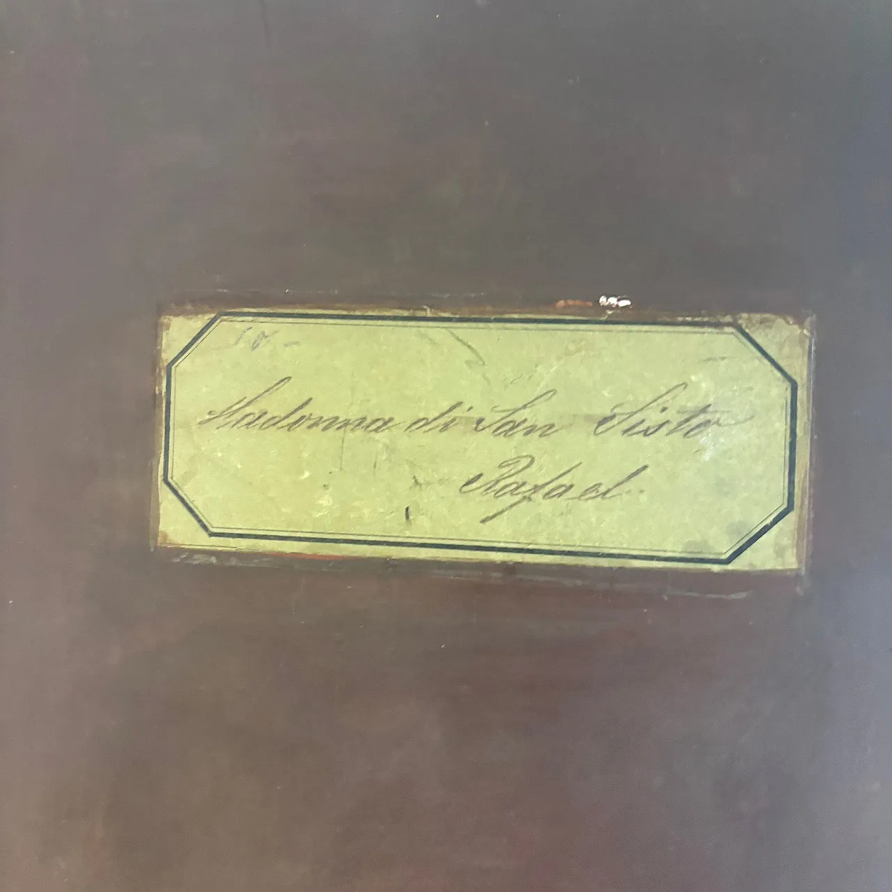 Olio su rame  Madonna di San Sisto, '800 3