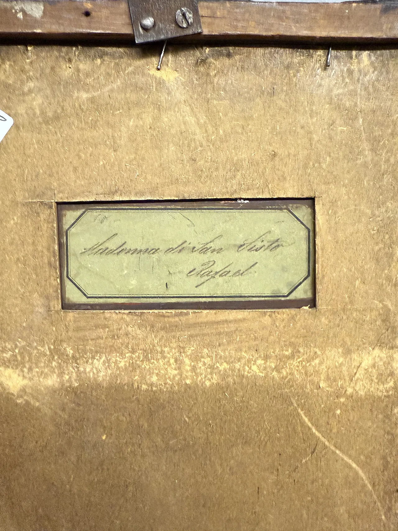 Olio su rame  Madonna di San Sisto, '800 8