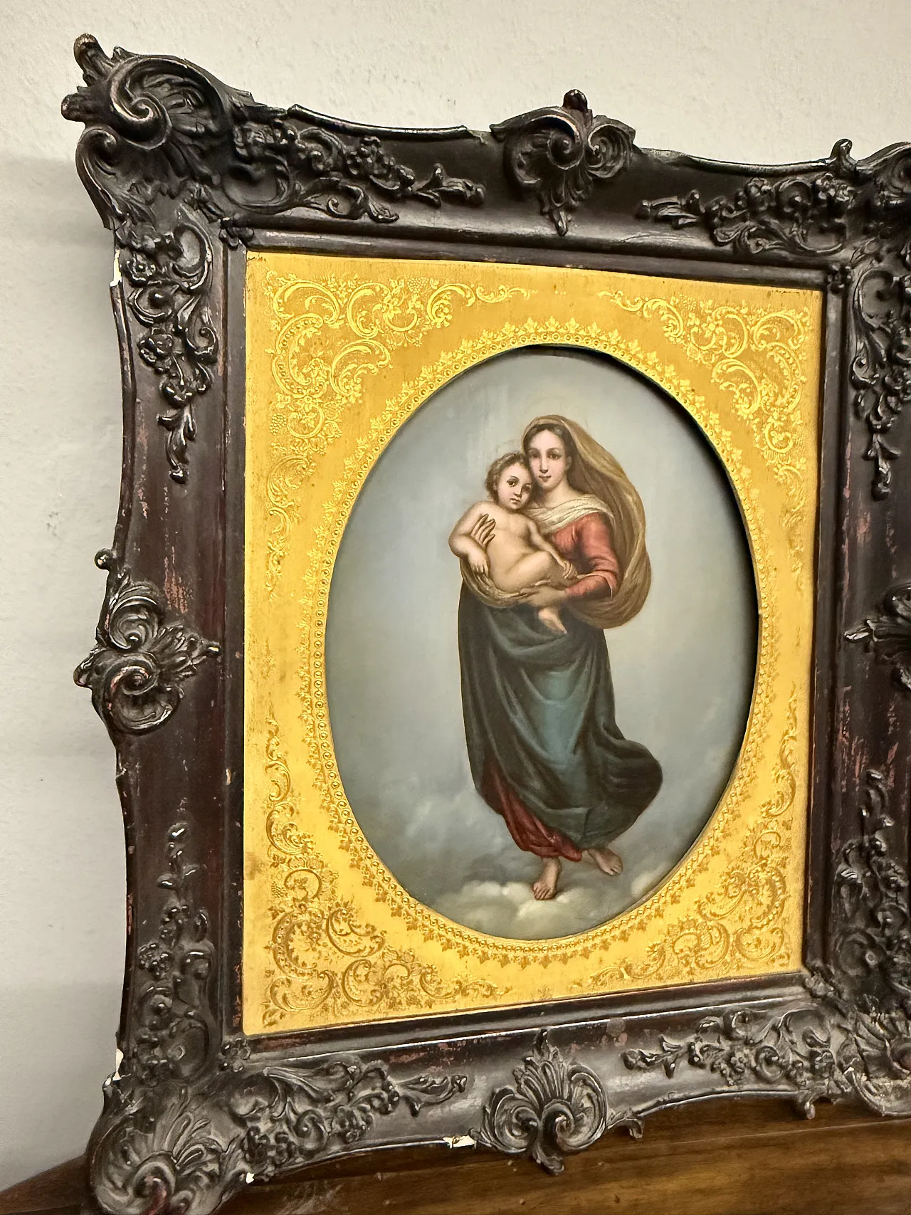 Olio su rame  Madonna di San Sisto, '800 12