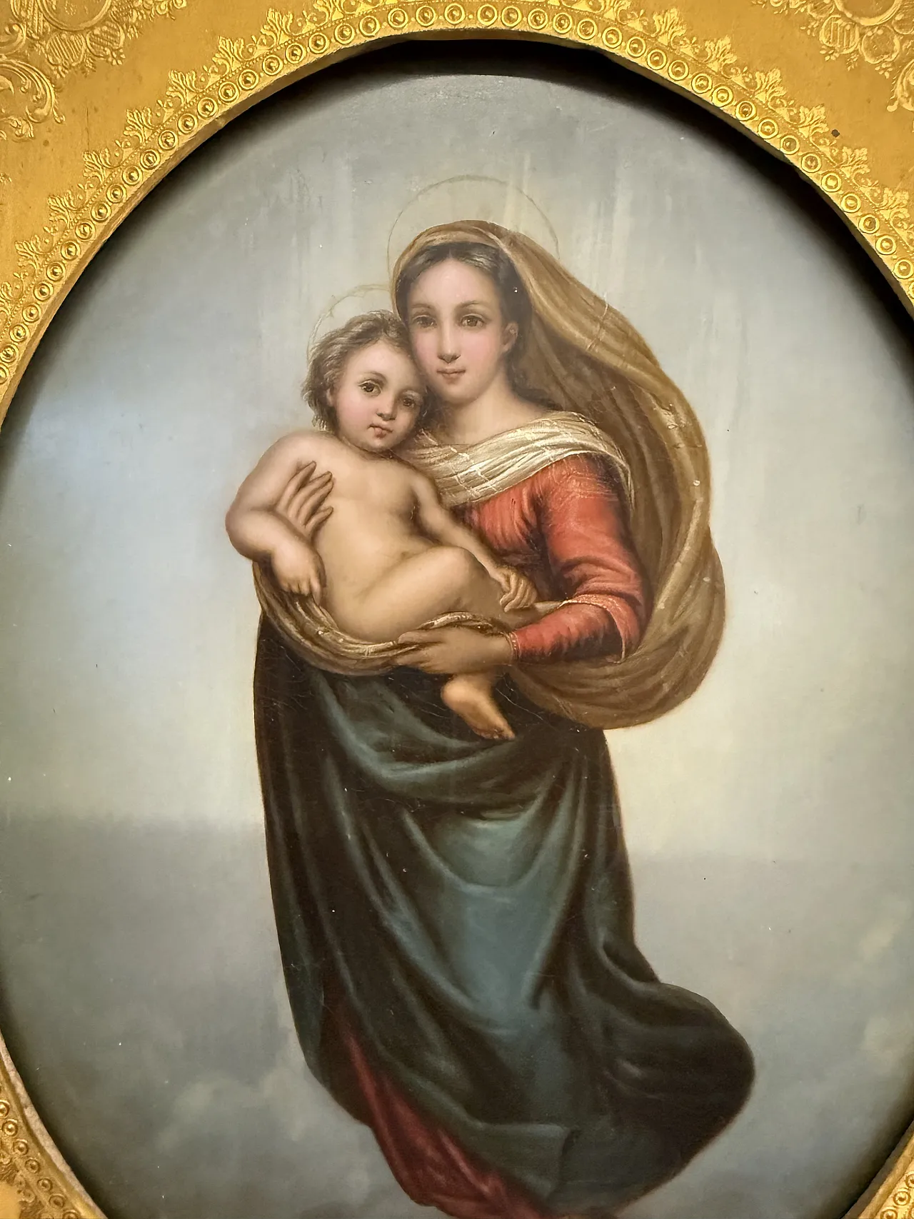 Olio su rame  Madonna di San Sisto, '800 13