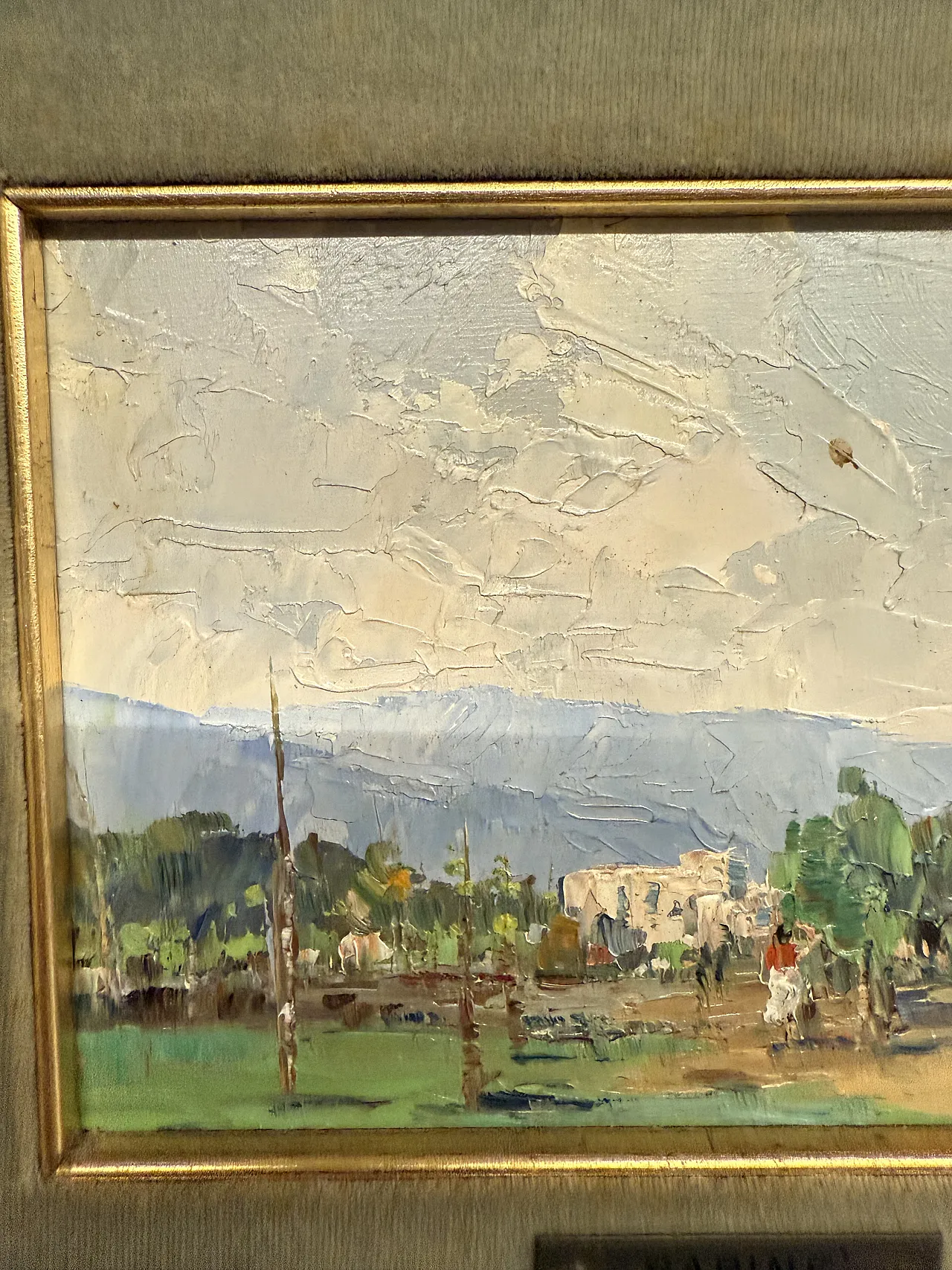 Coppia di dipinti paesaggio francesi firmati Sarinè, '900 16