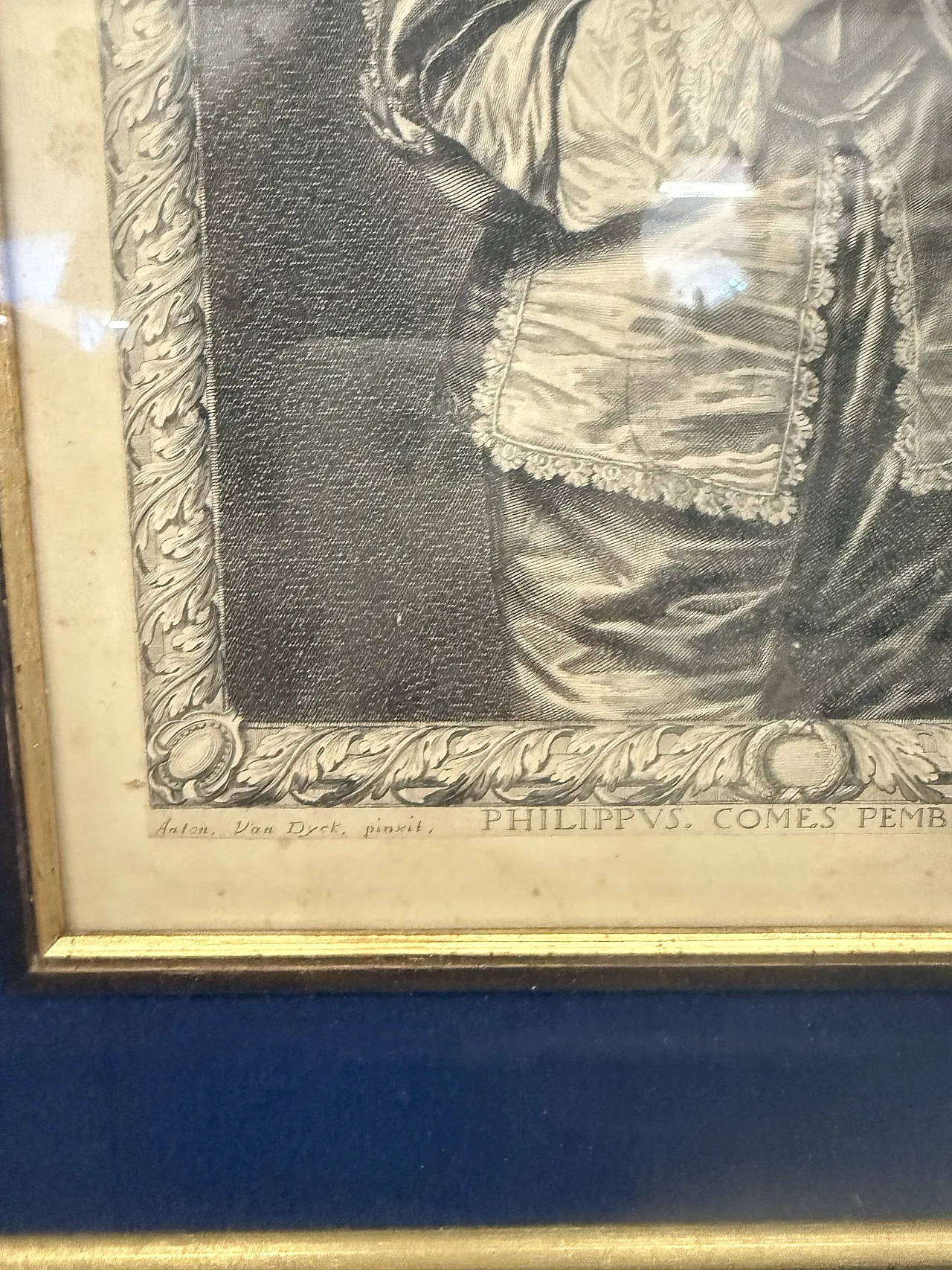 Coppia di incisioni Van Dyck. Pierre Lombart, Dorothea, '600 9