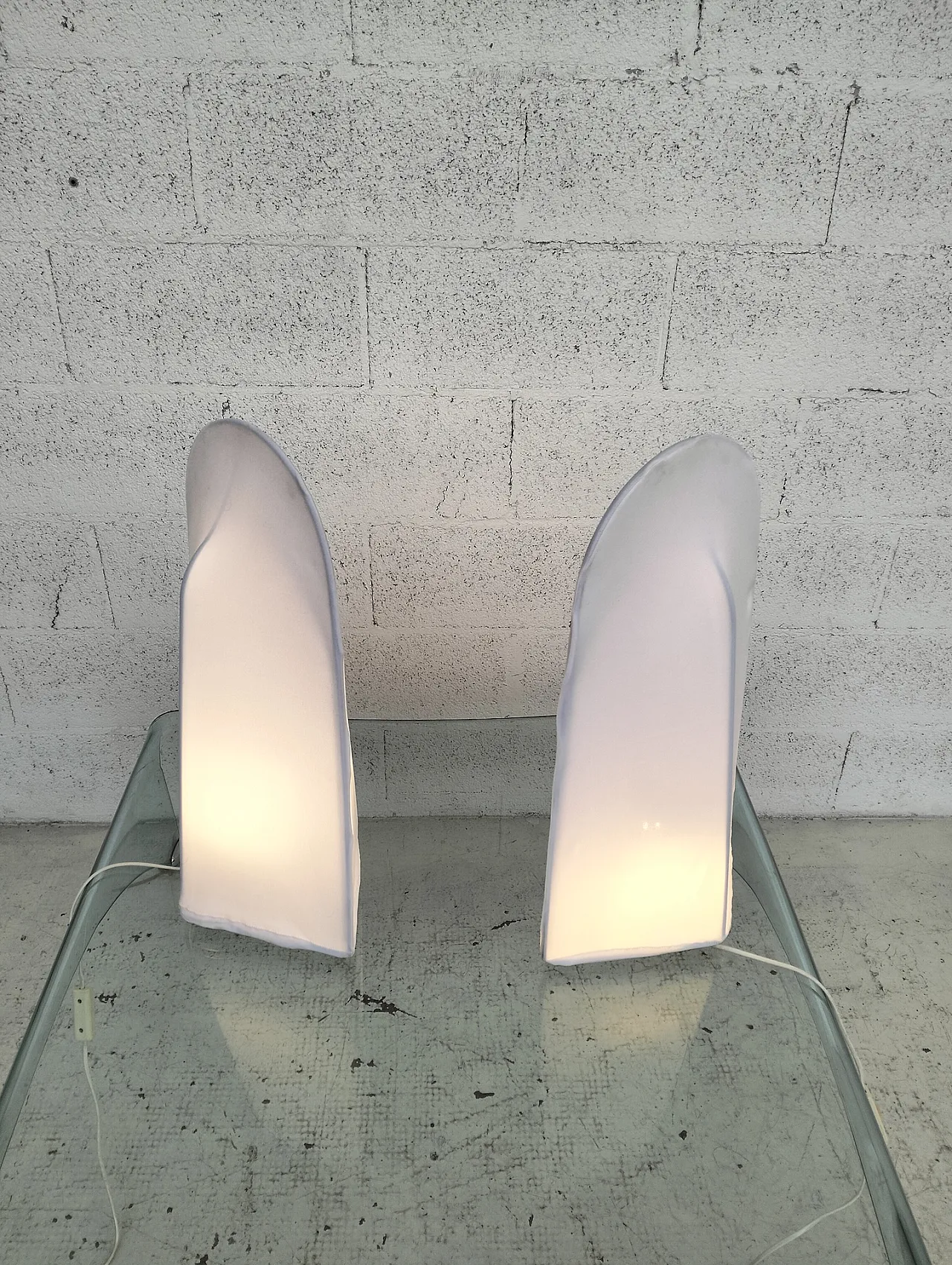 Coppia di lampade Kazuki di Kazuhide Takahama per Sirrah, anni '70 18