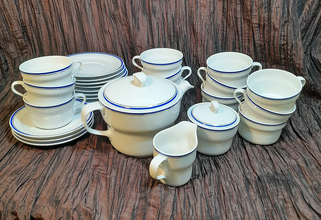 Servizio da té di Richard Ginori, anni '80 1