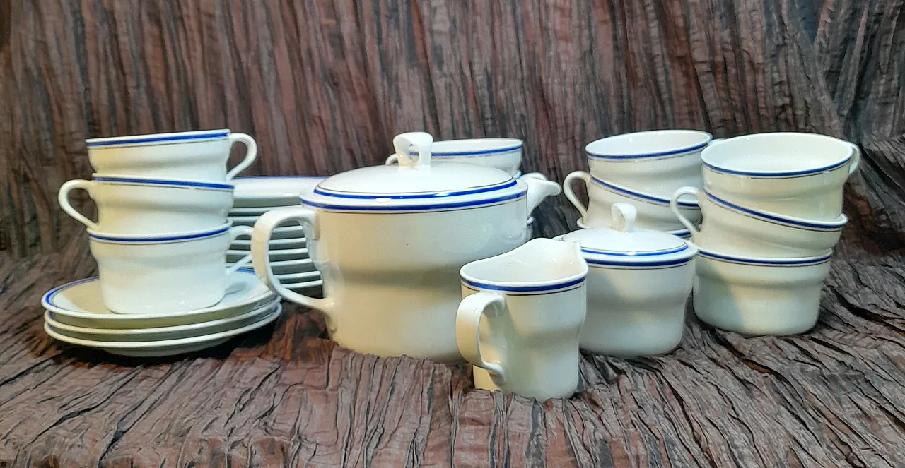 Servizio da té di Richard Ginori, anni '80 3