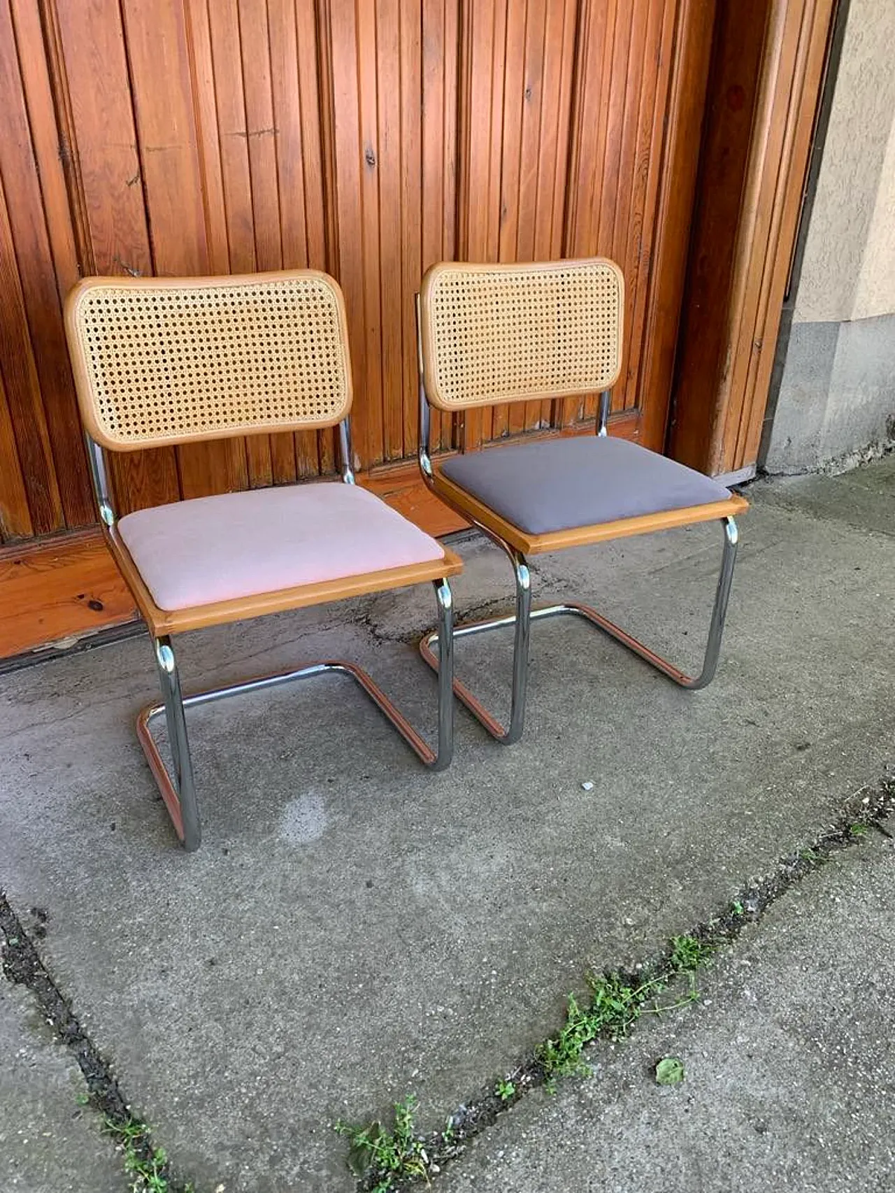 Pair of B32 Cesca chairs by Marcel Breuer, 1970s 1