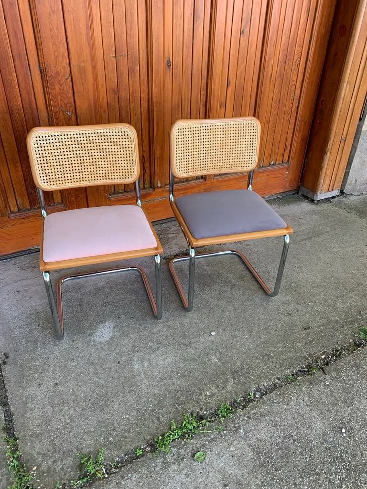 Pair of B32 Cesca chairs by Marcel Breuer, 1970s 2