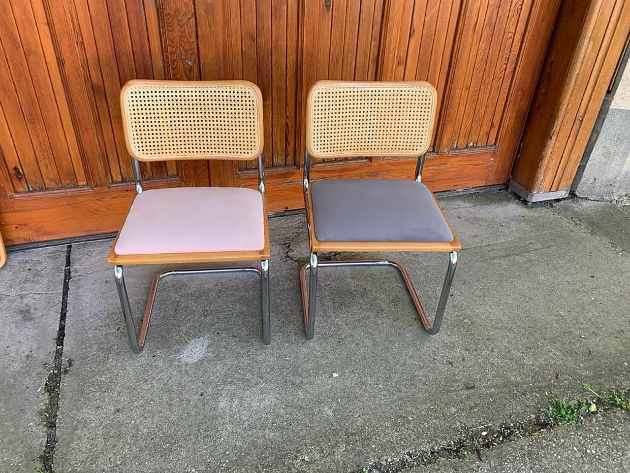 Pair of B32 Cesca chairs by Marcel Breuer, 1970s 4