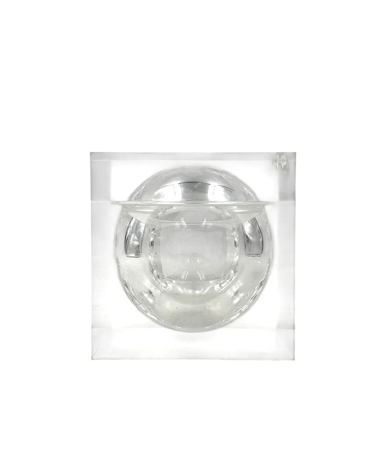 Ice Bucket in Lucite Space Age Bombo, Studio Tg, Guzzini Italia 1970s 7