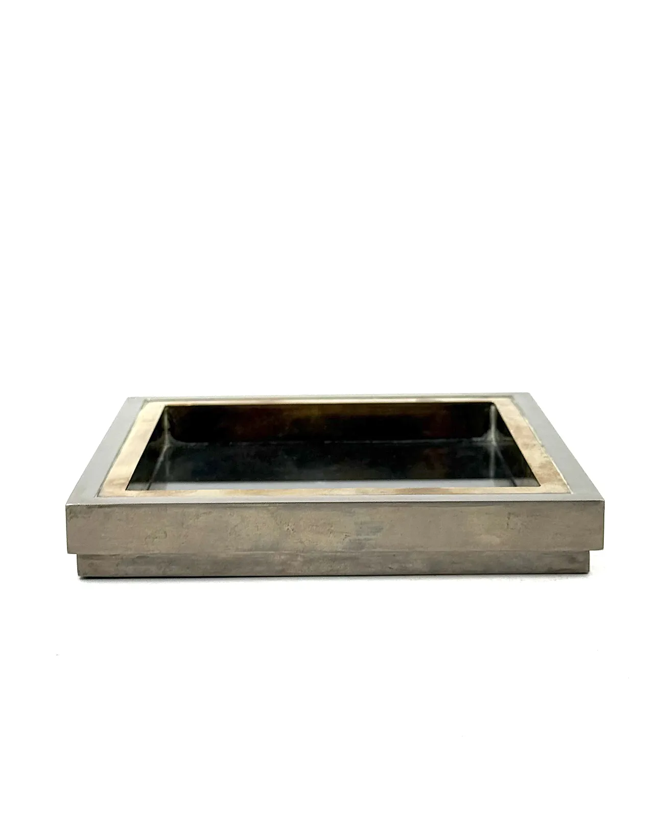 Vide poche in ottone Hollywood Regency, Tommaso Barbi Italia anni '70 5