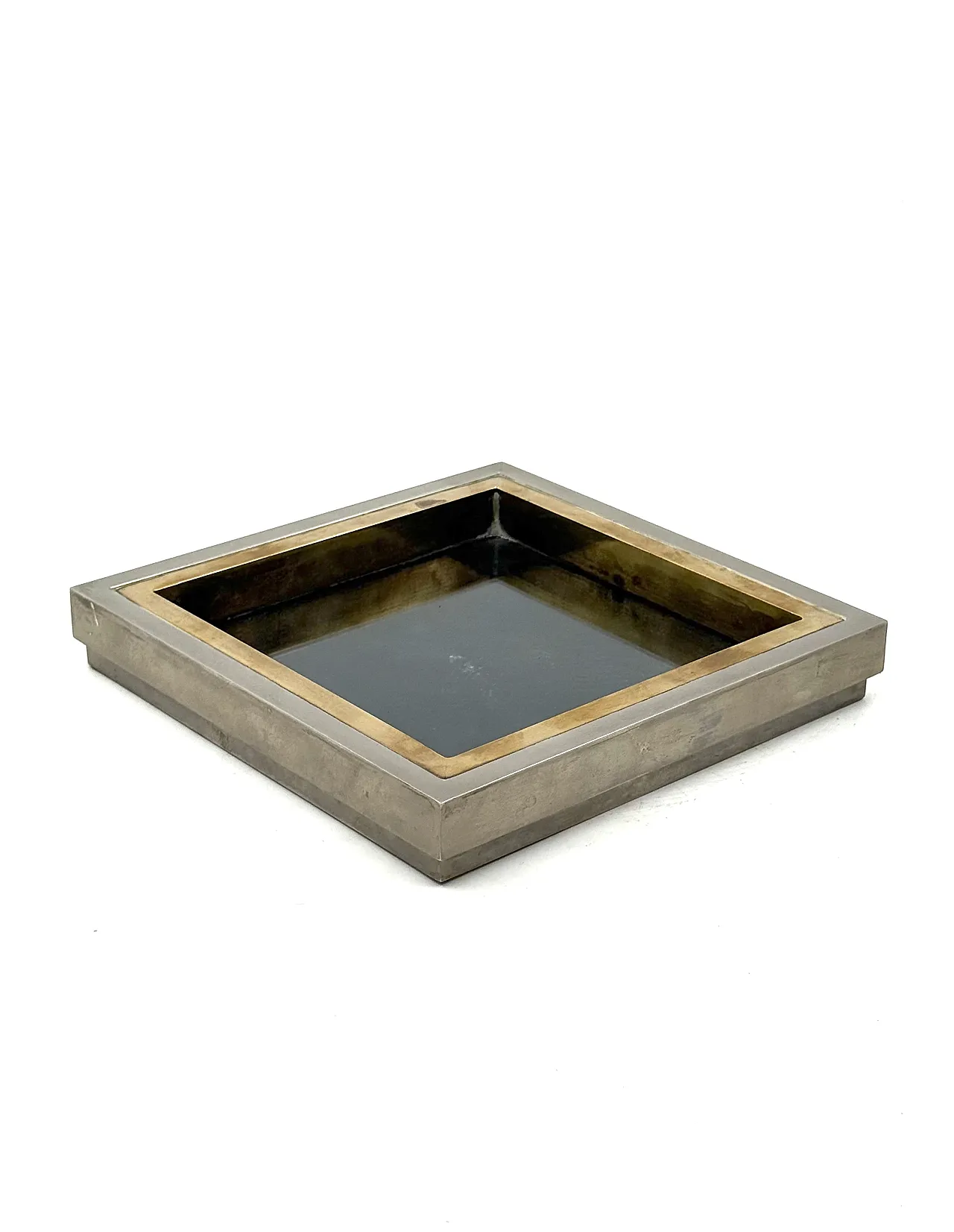 Vide poche in ottone Hollywood Regency, Tommaso Barbi Italia anni '70 12