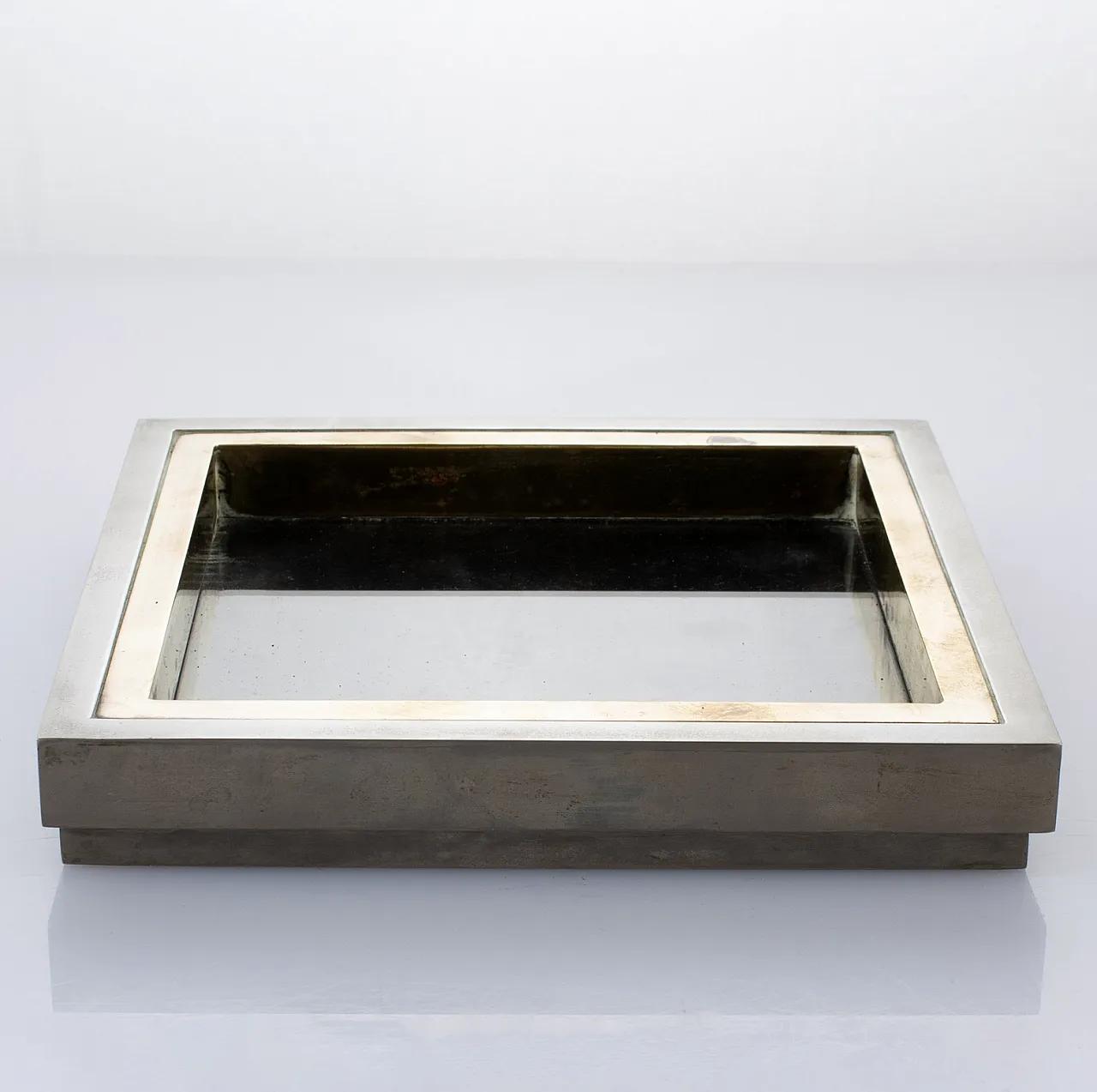 Vide poche in ottone Hollywood Regency, Tommaso Barbi Italia anni '70 13