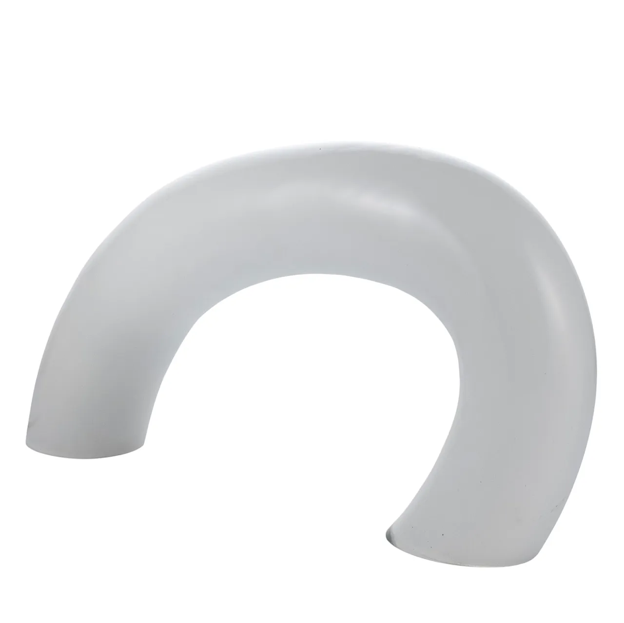 White Murano Glass Sculptural Lamp, Barbini Italia 1970 1