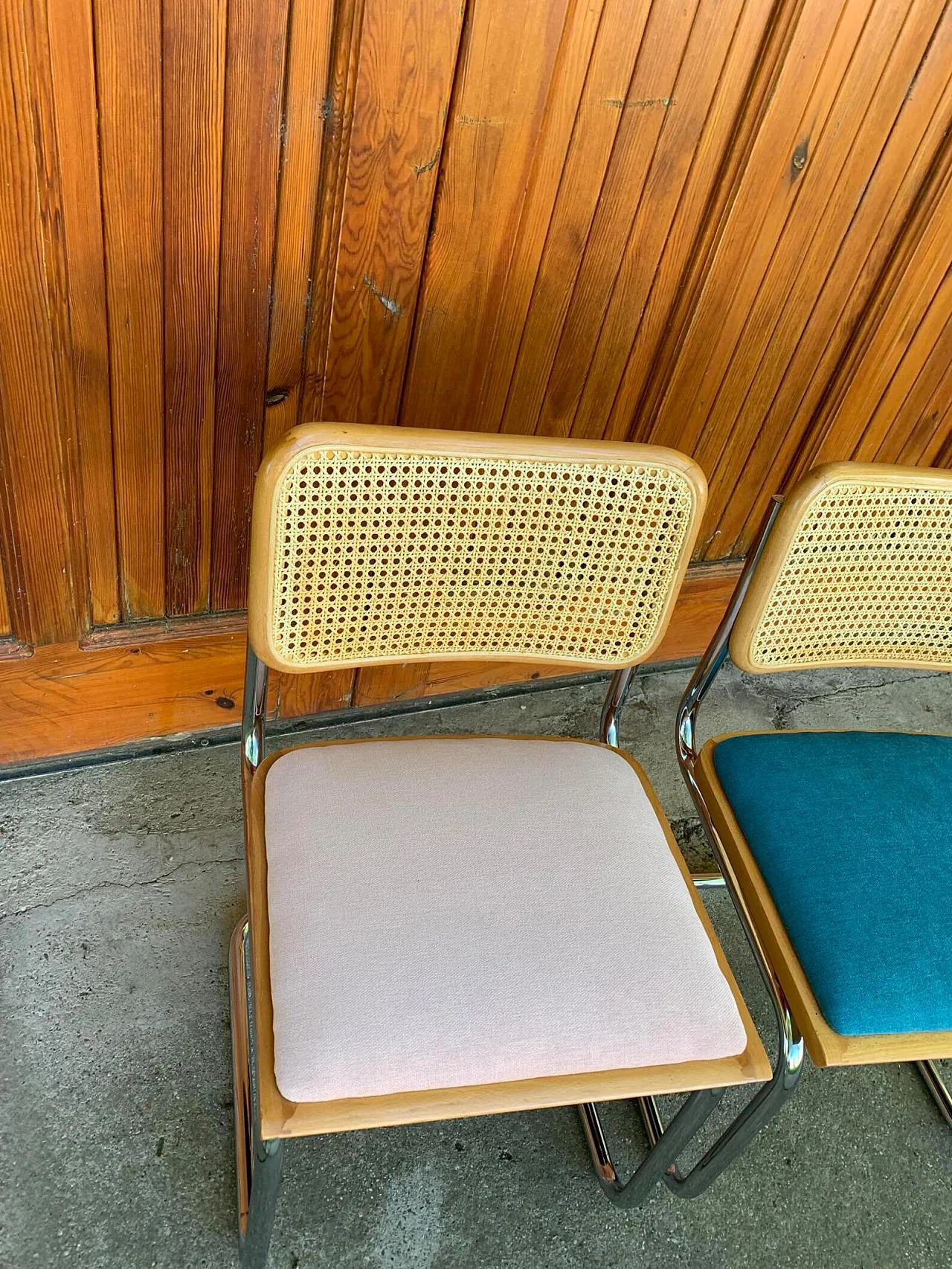 Coppia di sedie B32 Cesca di Marcel Breuer, anni '70 3