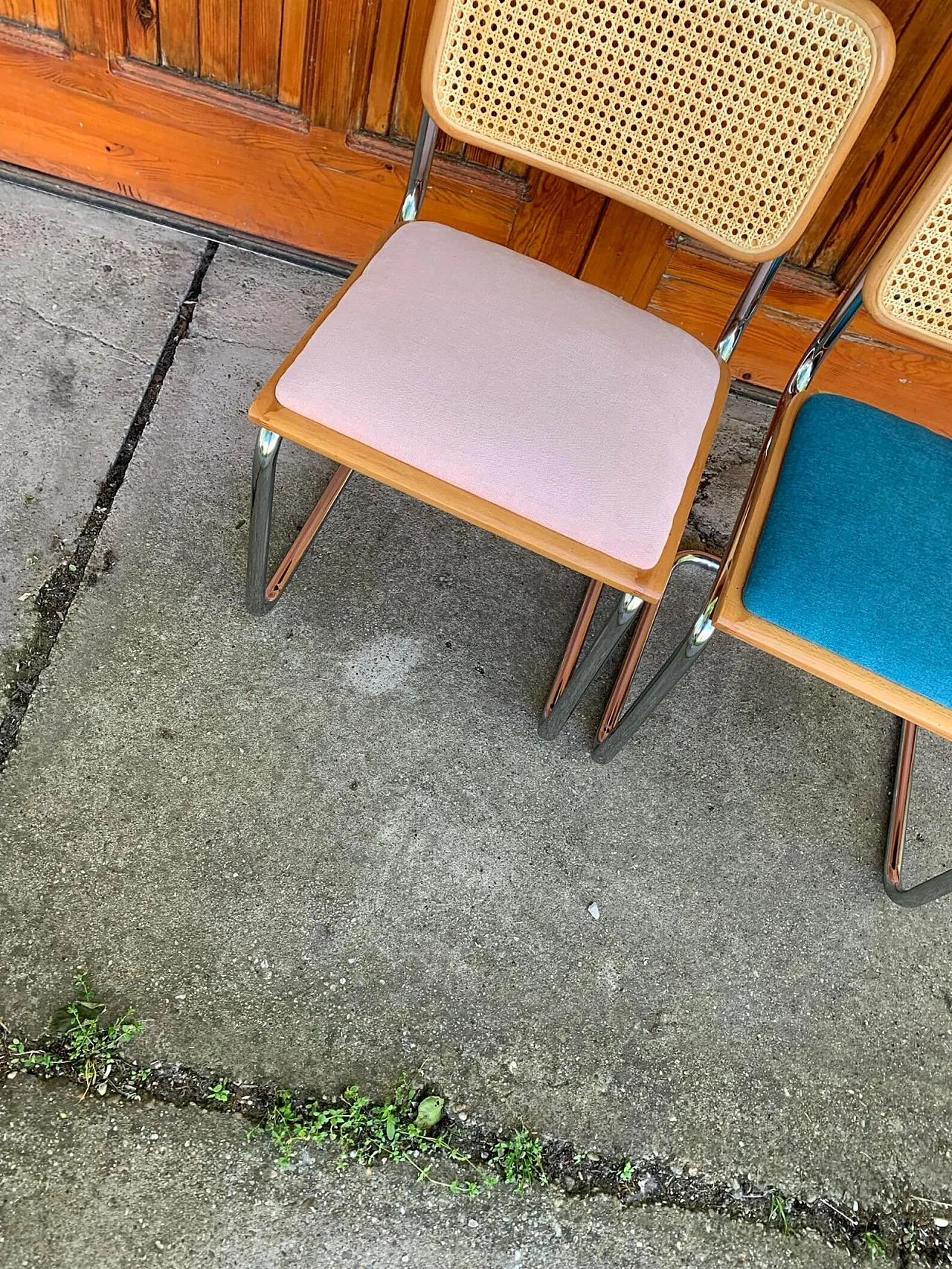 Coppia di sedie B32 Cesca di Marcel Breuer, anni '70 6