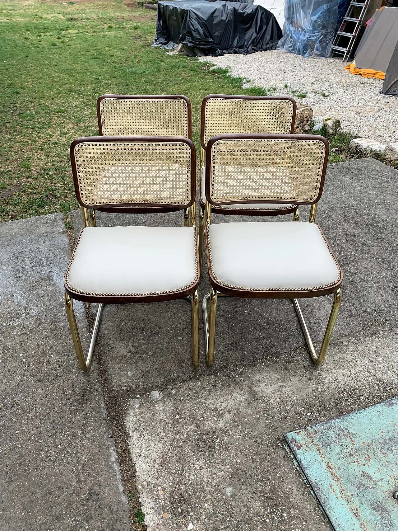 6 Cesca chairs by Marcel Breuer, 1970s 3