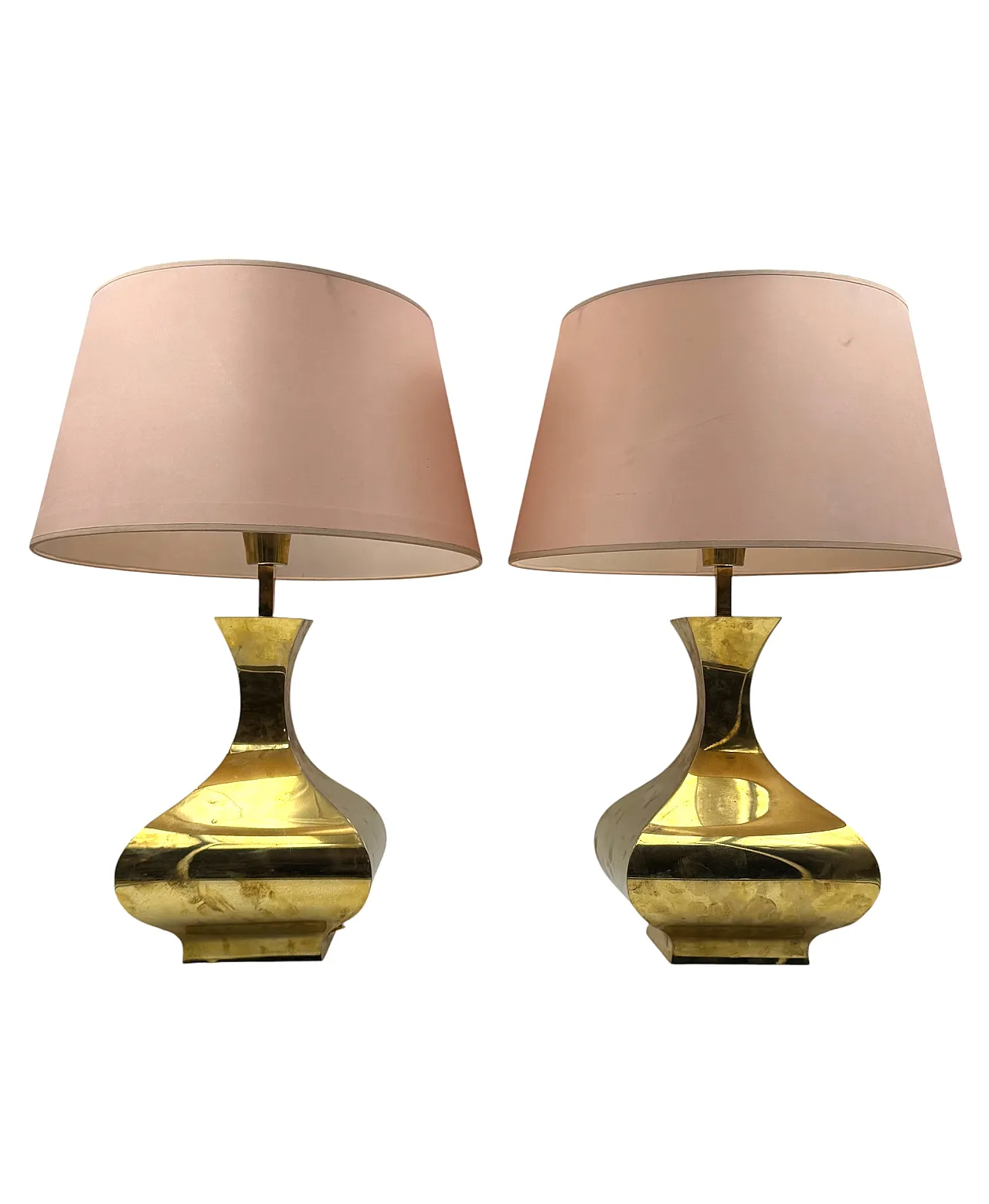 Set di 2 lampade da tavolo mod. Piramide, High Society Italia 1970s 10