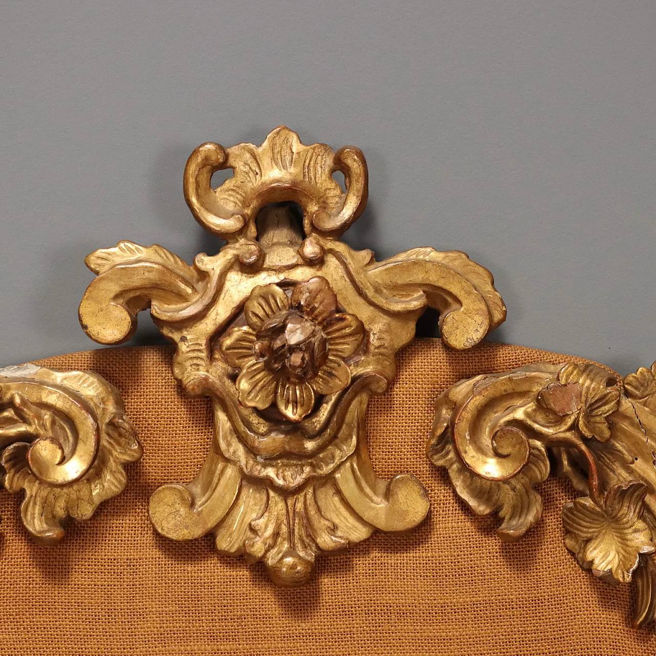 Testiera in legno e tessuto, '800 4