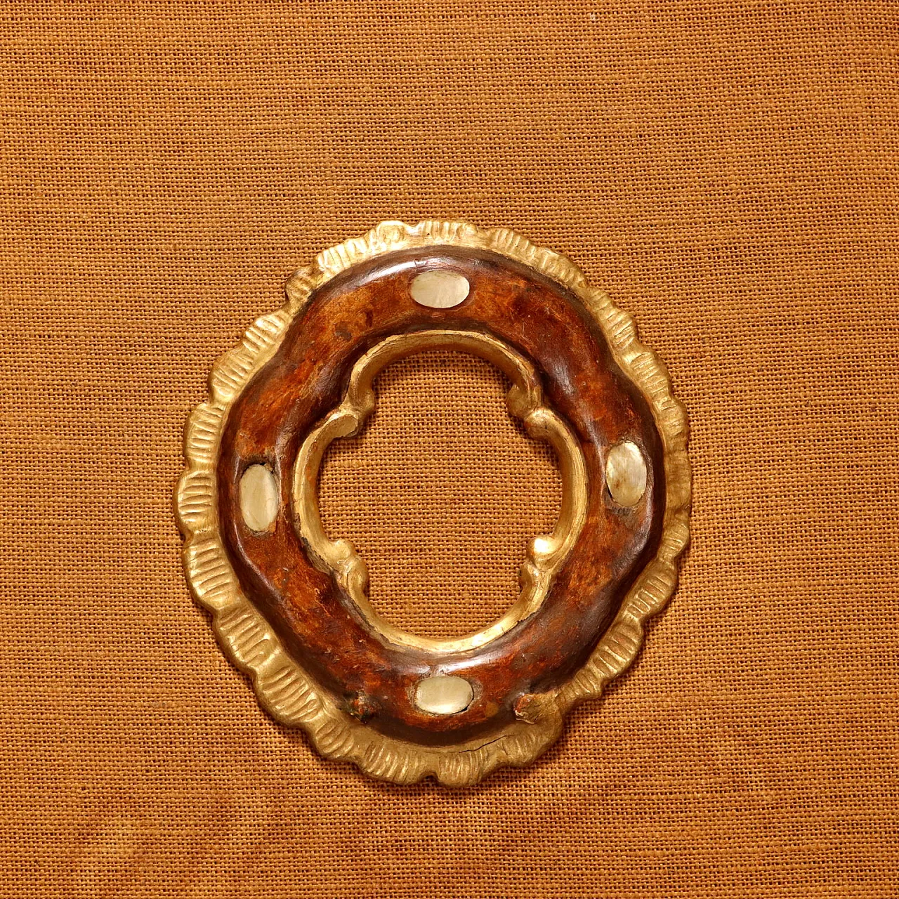 Testiera in legno e tessuto, '800 7