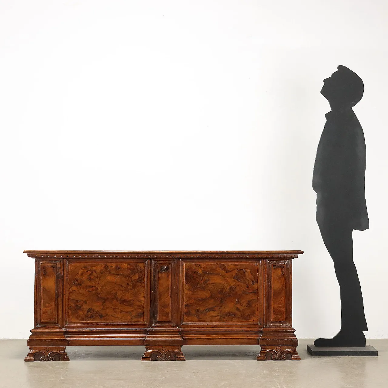 Cassapanca in legno, '700 2