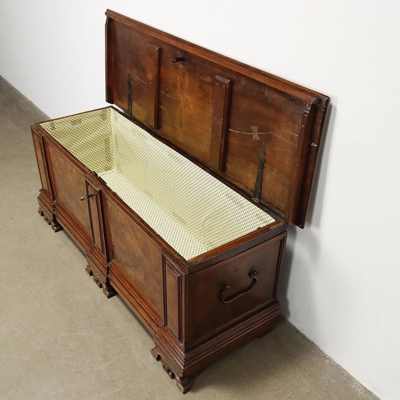 Cassapanca in legno, '700 3